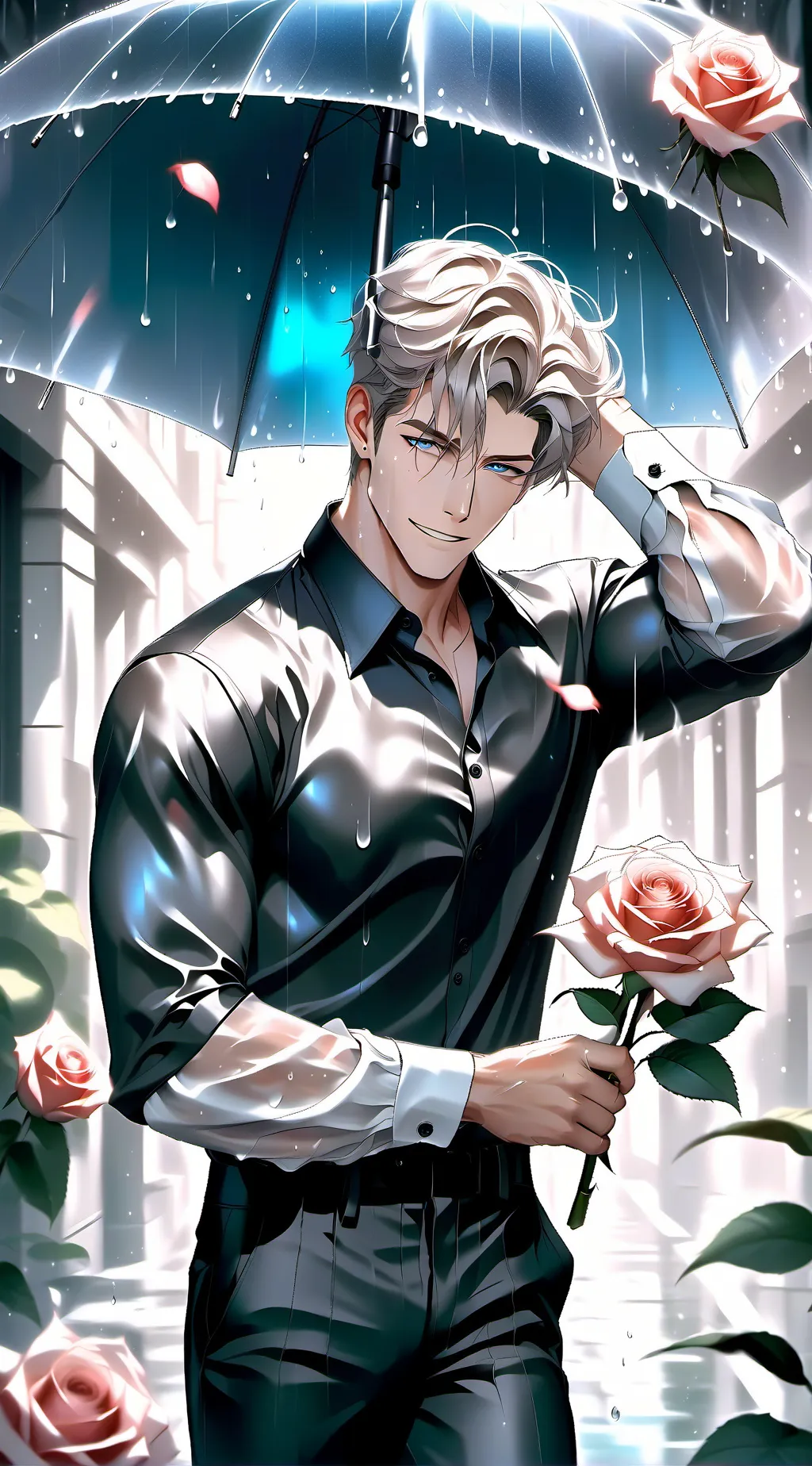 ai character: 🖤 Greg 🖤 background