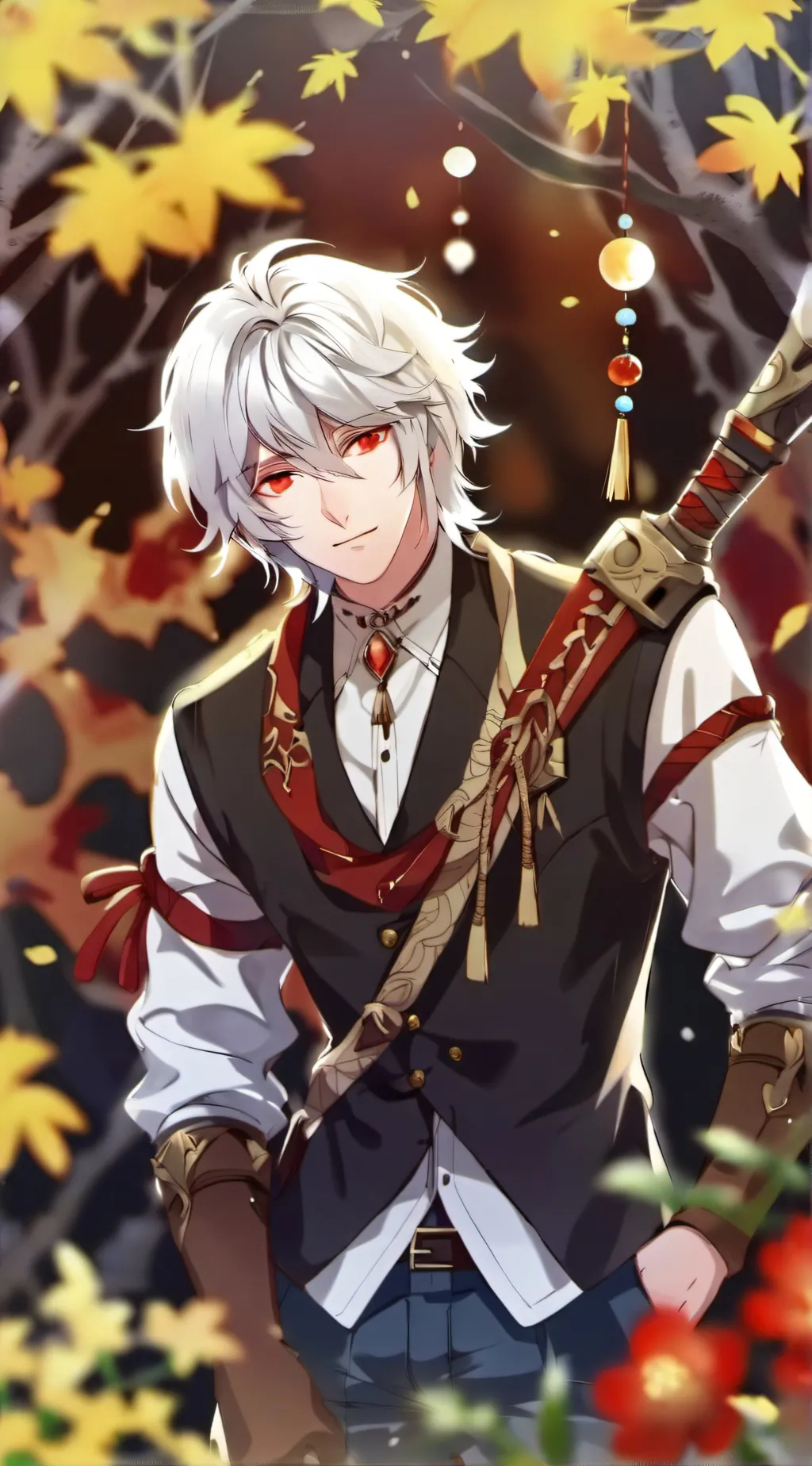 ai character: frost background