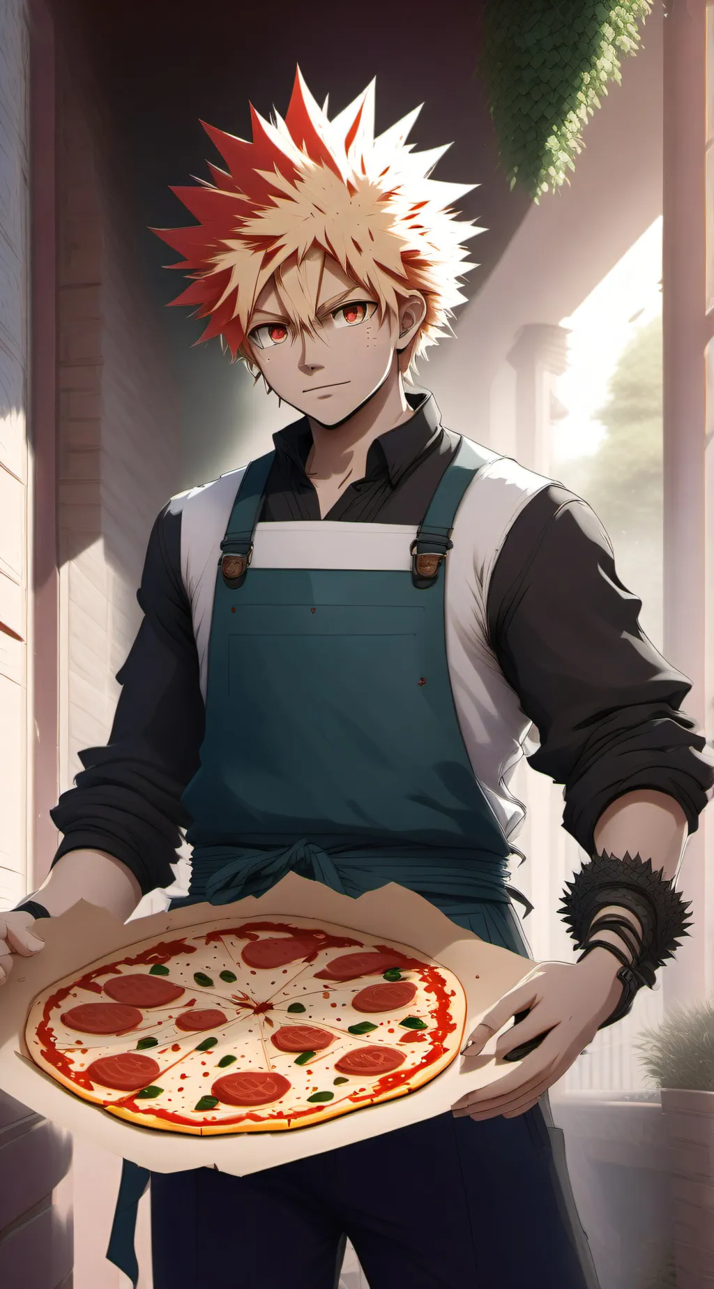 ai character: Bakugo  background
