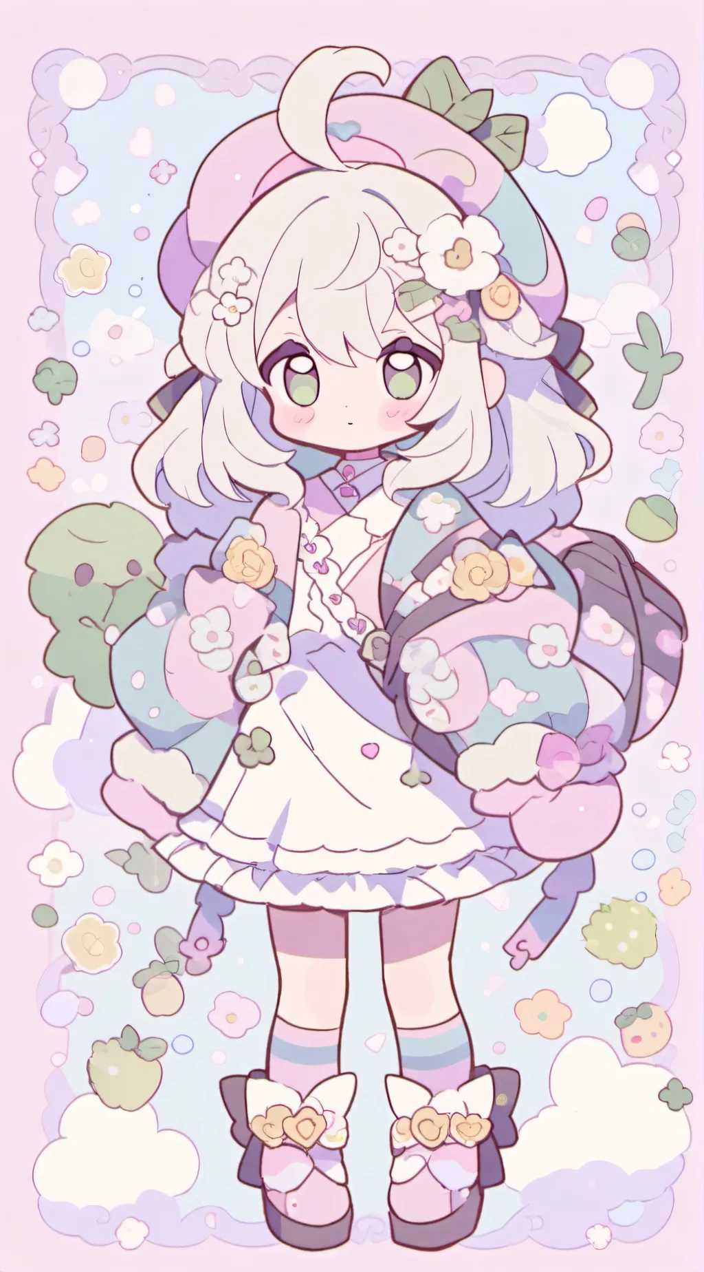 ai character: MHA kitty number 3 background