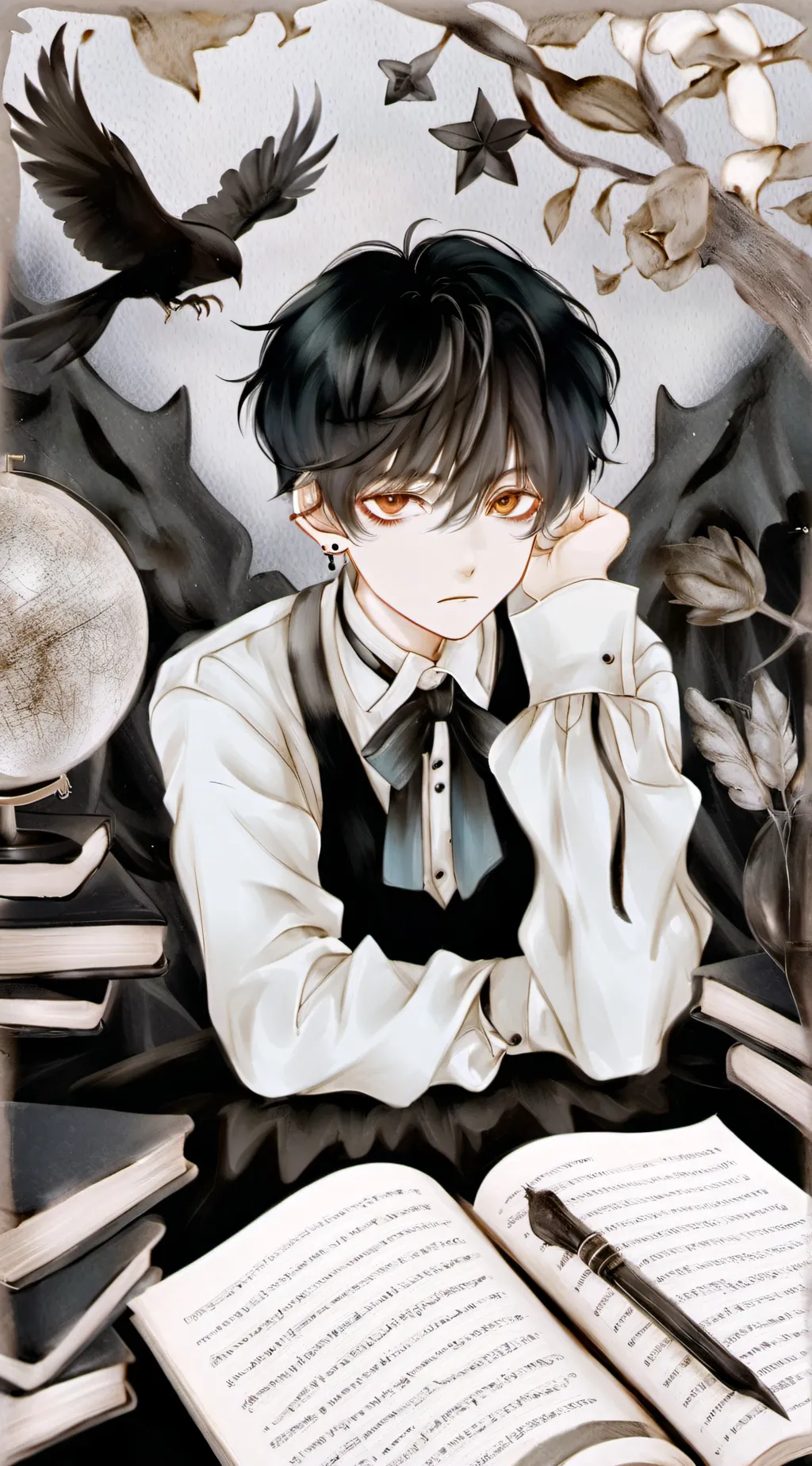 ai character: Zach ￼ background