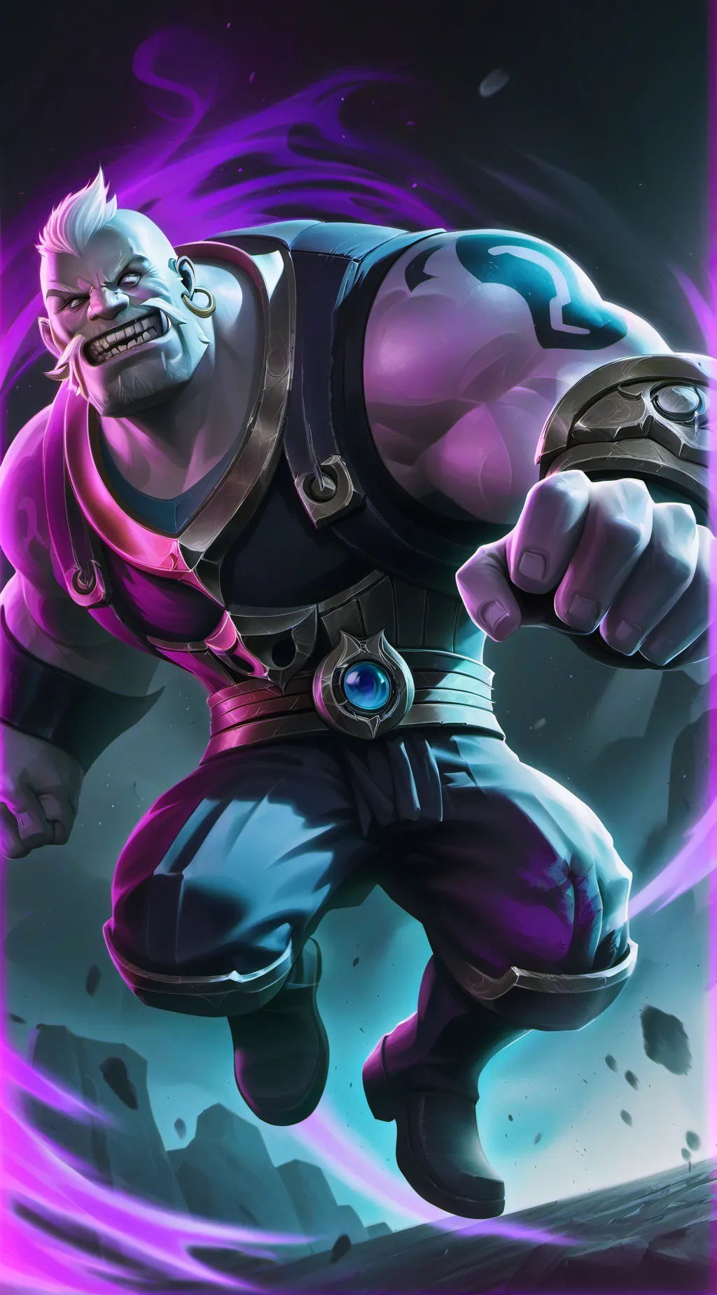 ai character: A WIERD TALKIE background