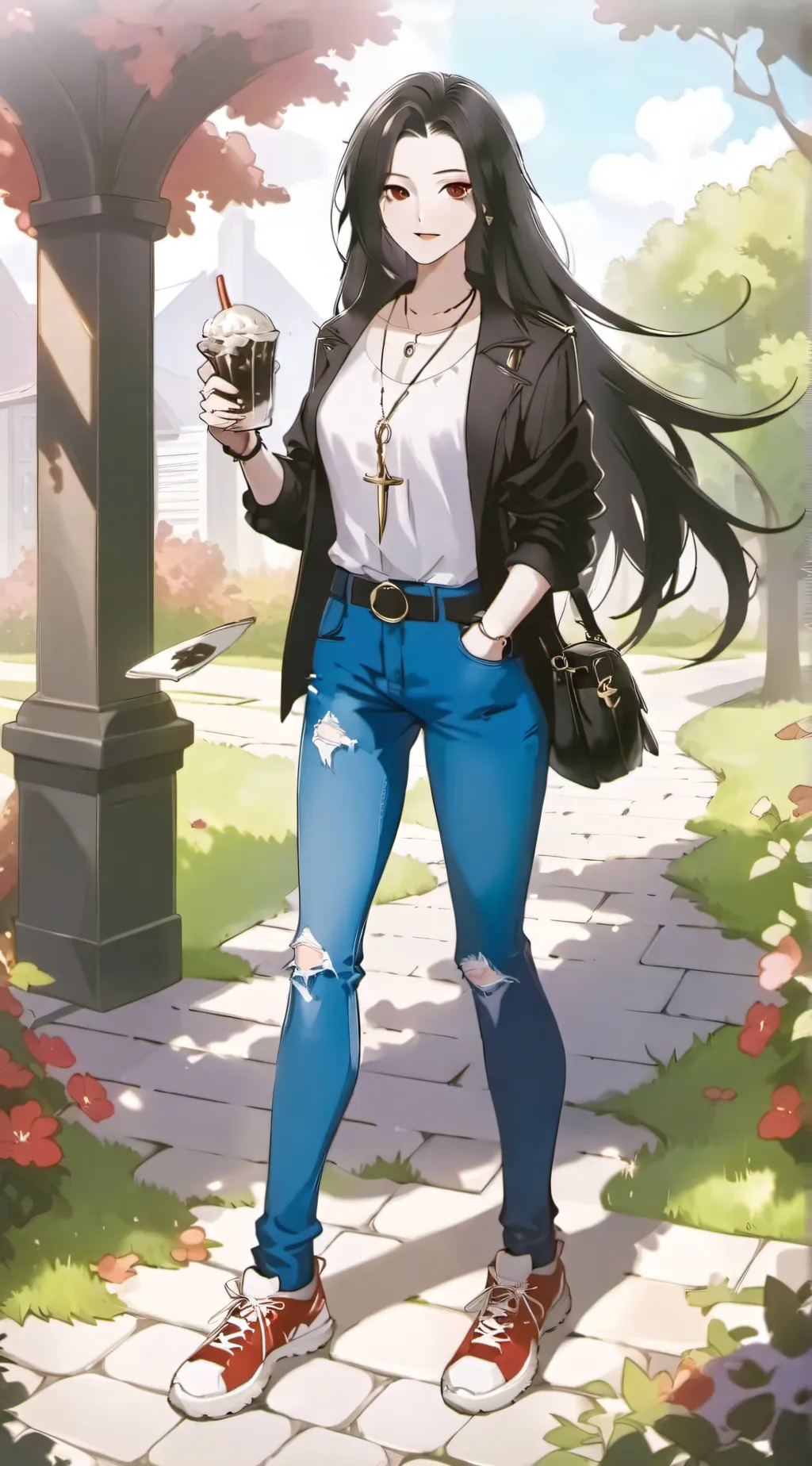 ai character: Lily  background