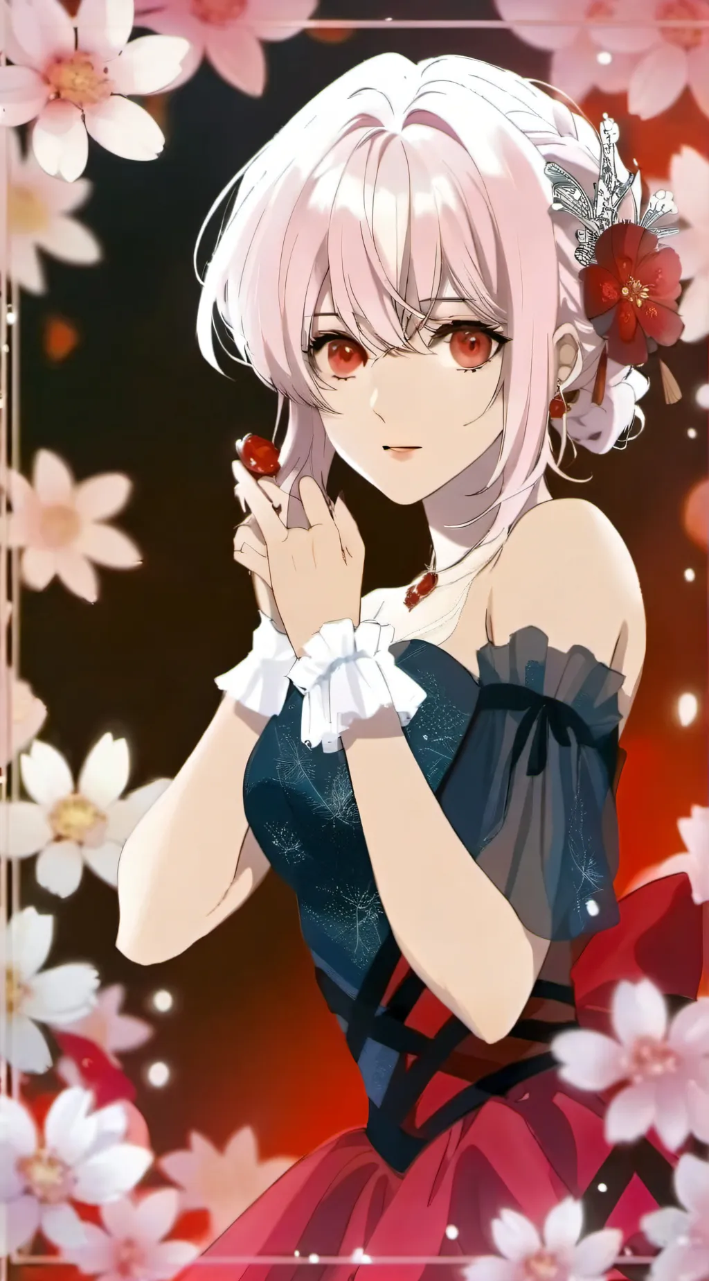 ai character: Ashley  background