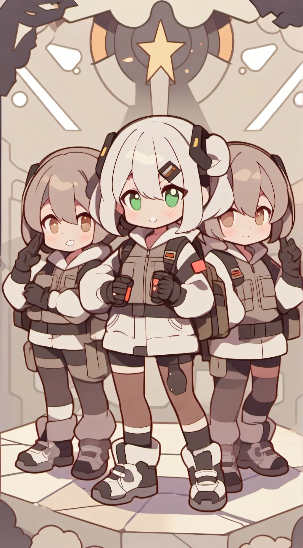 ai character: Laser tag background