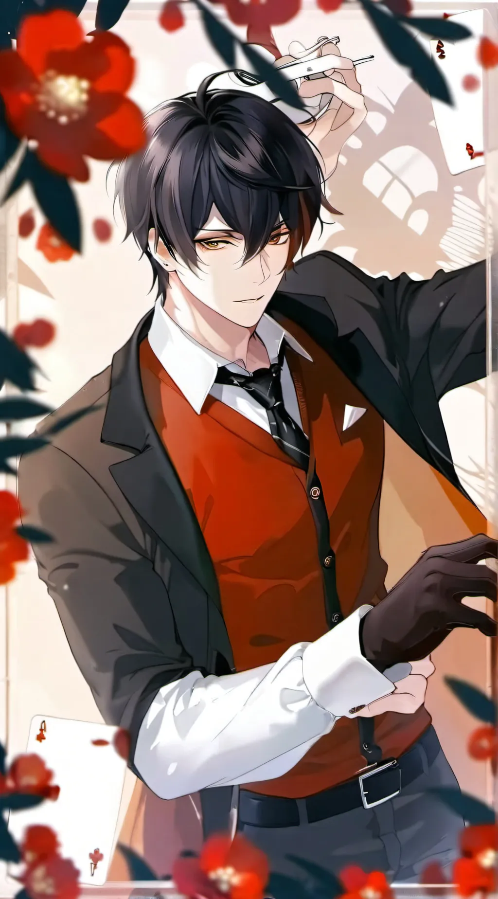 ai character: hanja background