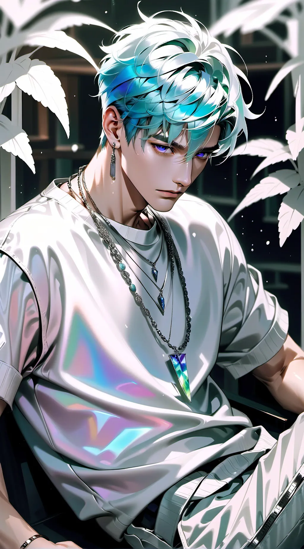 ai character: Blue Casey  background