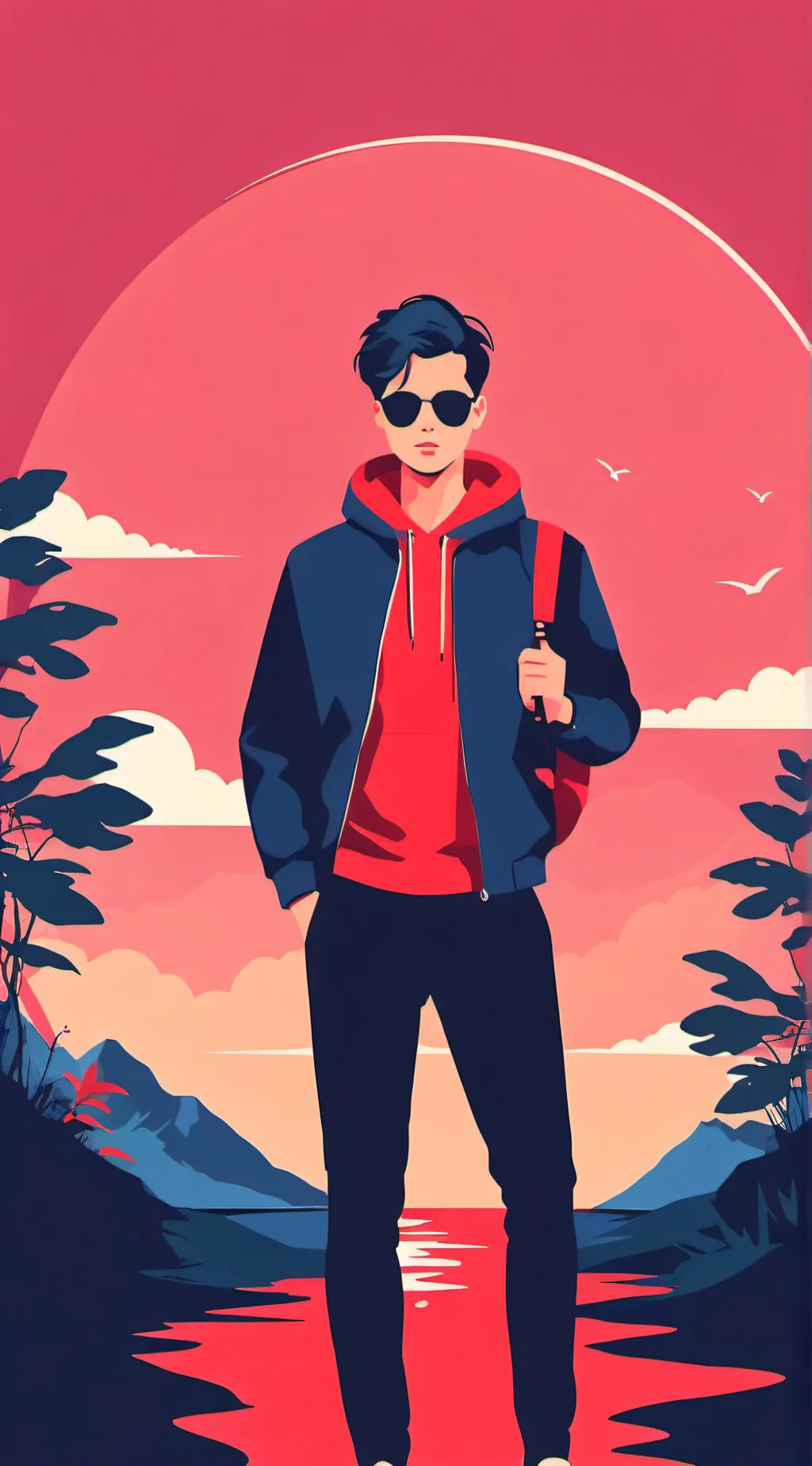 ai character: Boy test background