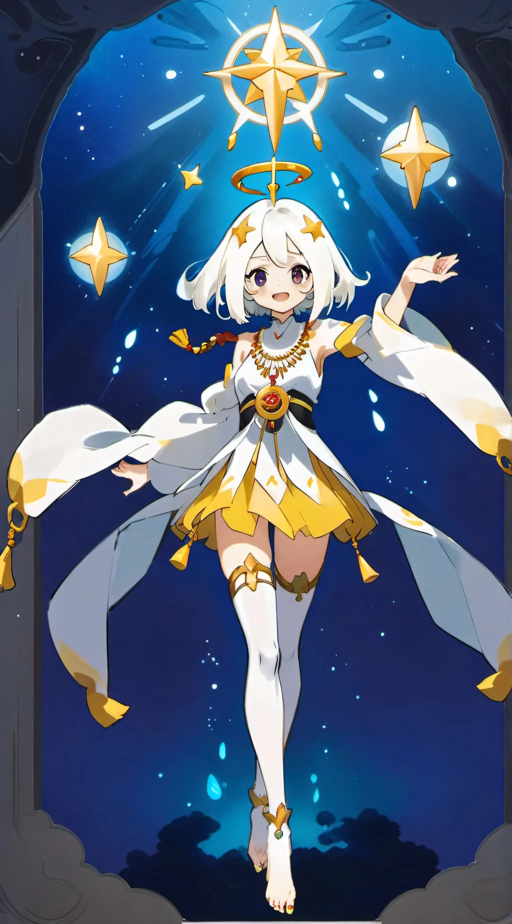 ai character: Goddess Paimon background