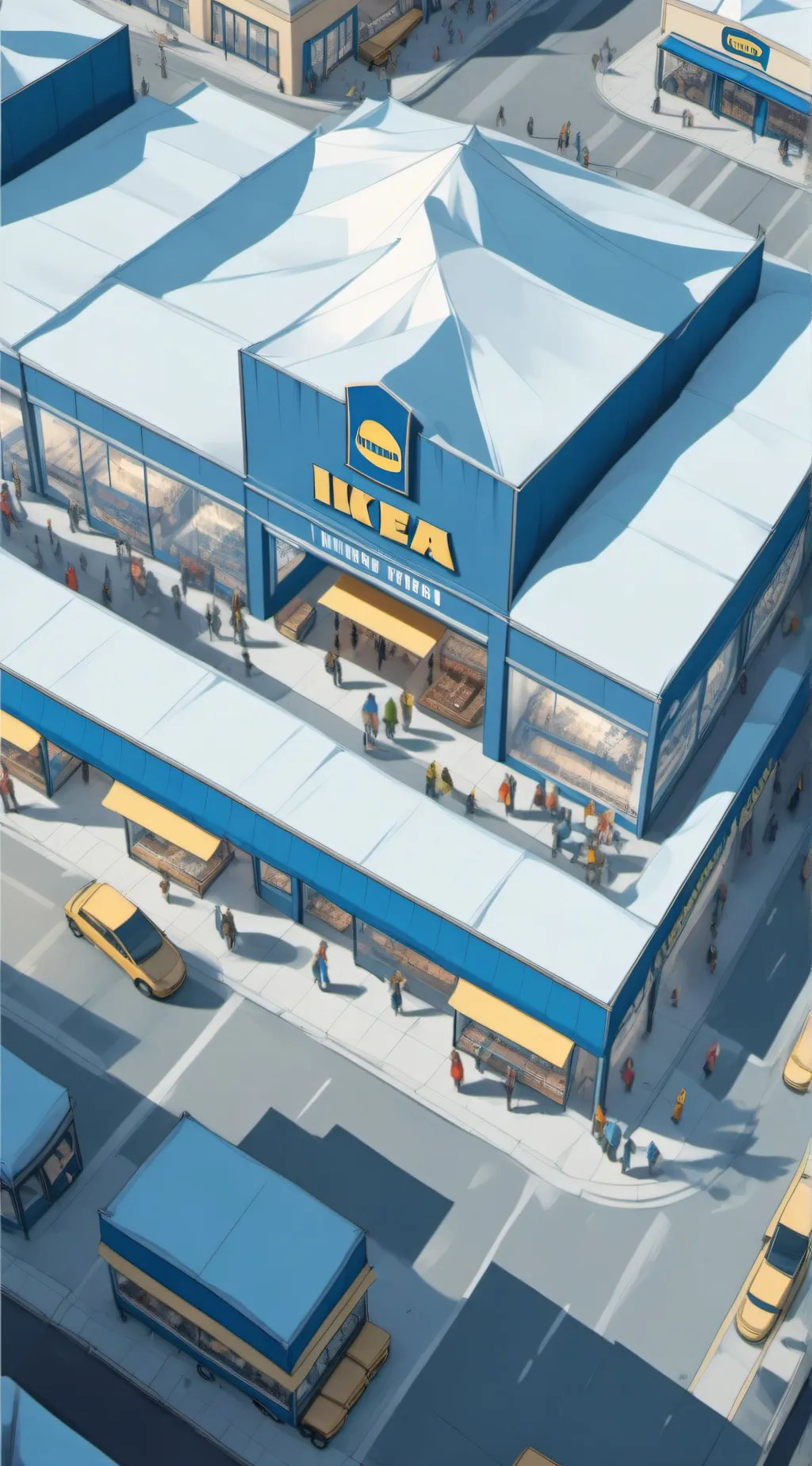 ai character: IKEA background