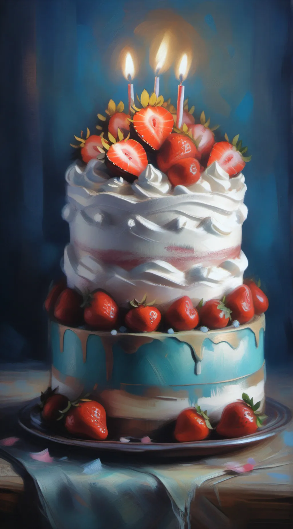 ai character: DS Birthday!  background