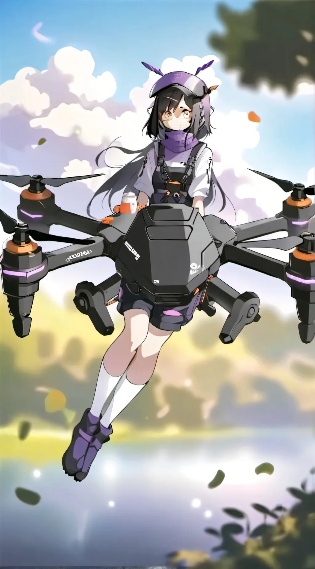 ai character: Uzi background