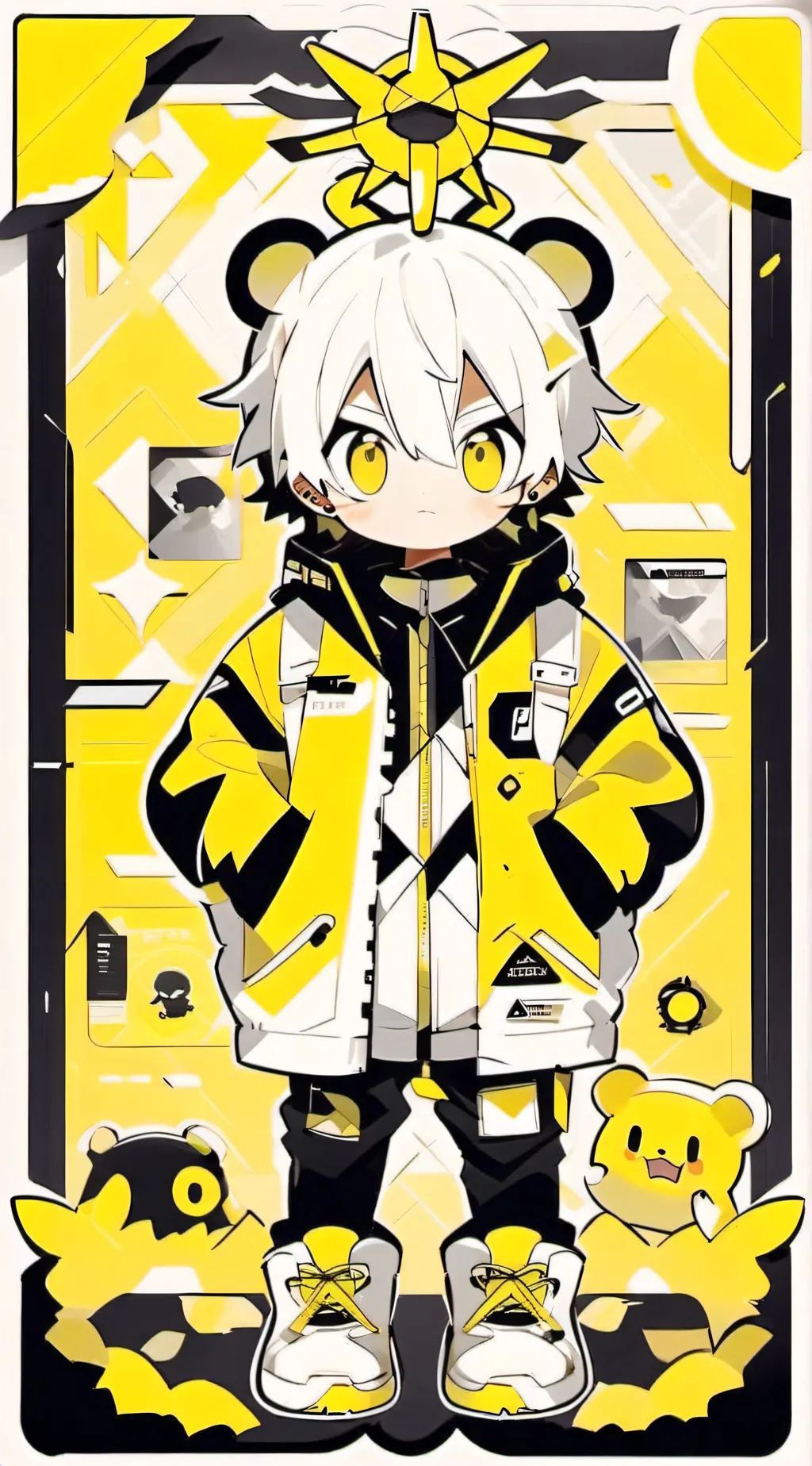 ai character: make it background