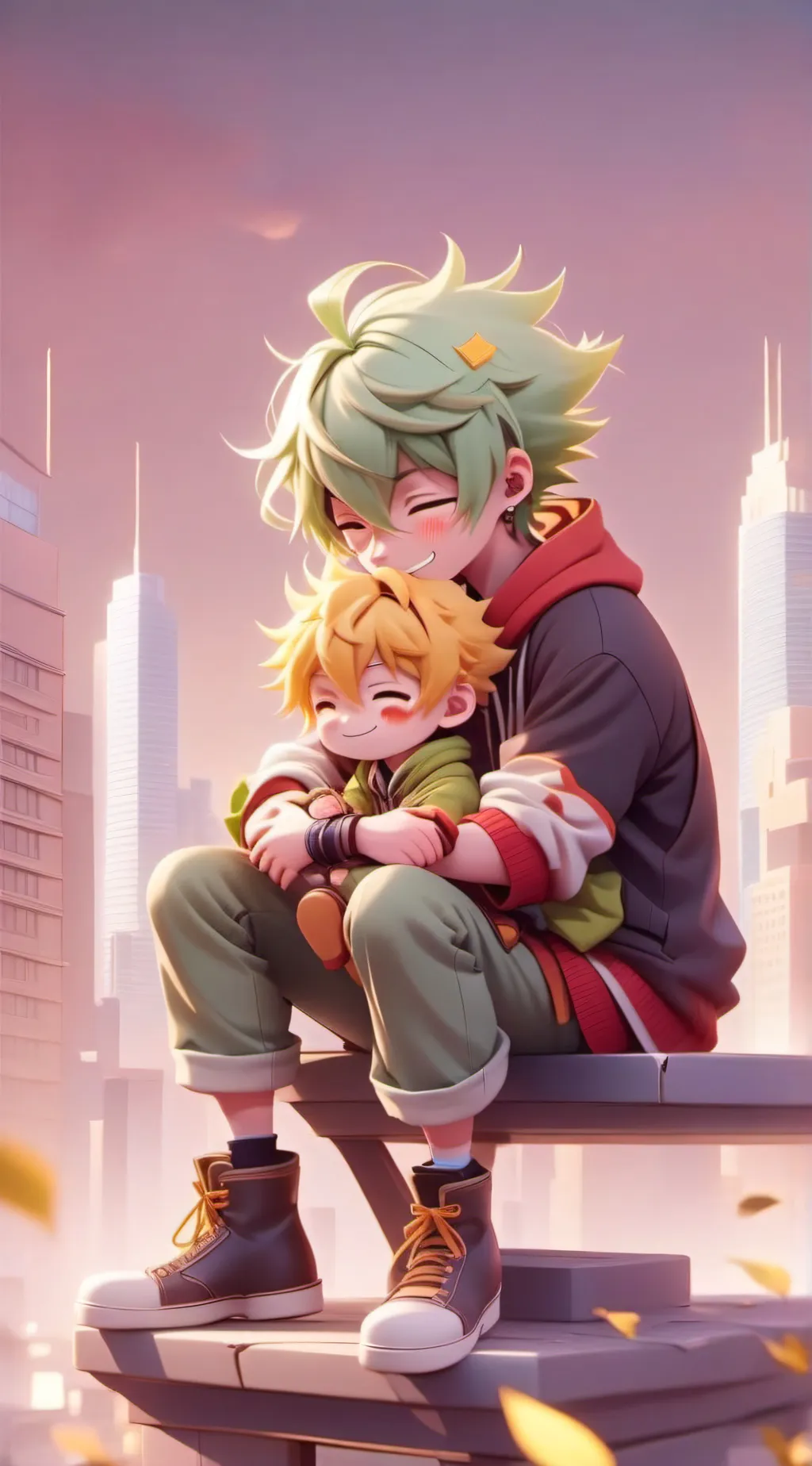 ai character: Baakutododeku background