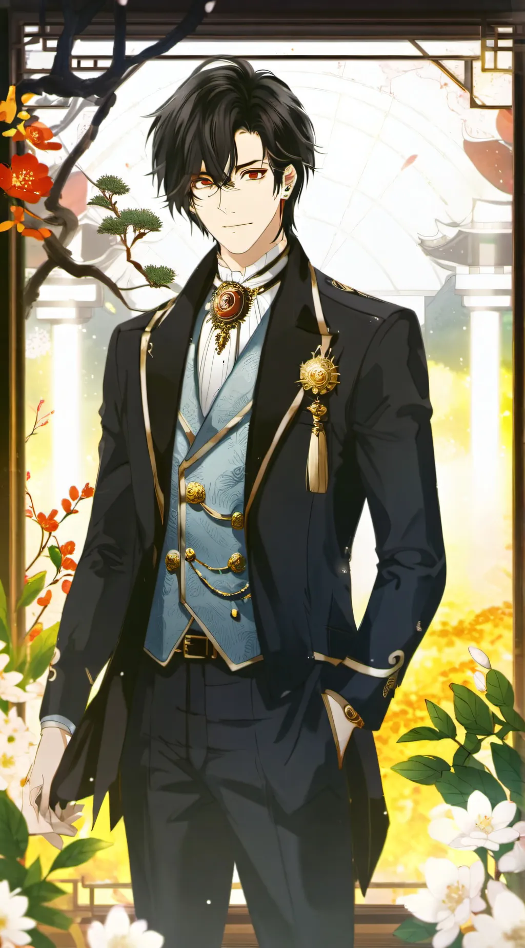 ai character:  He cheated  background