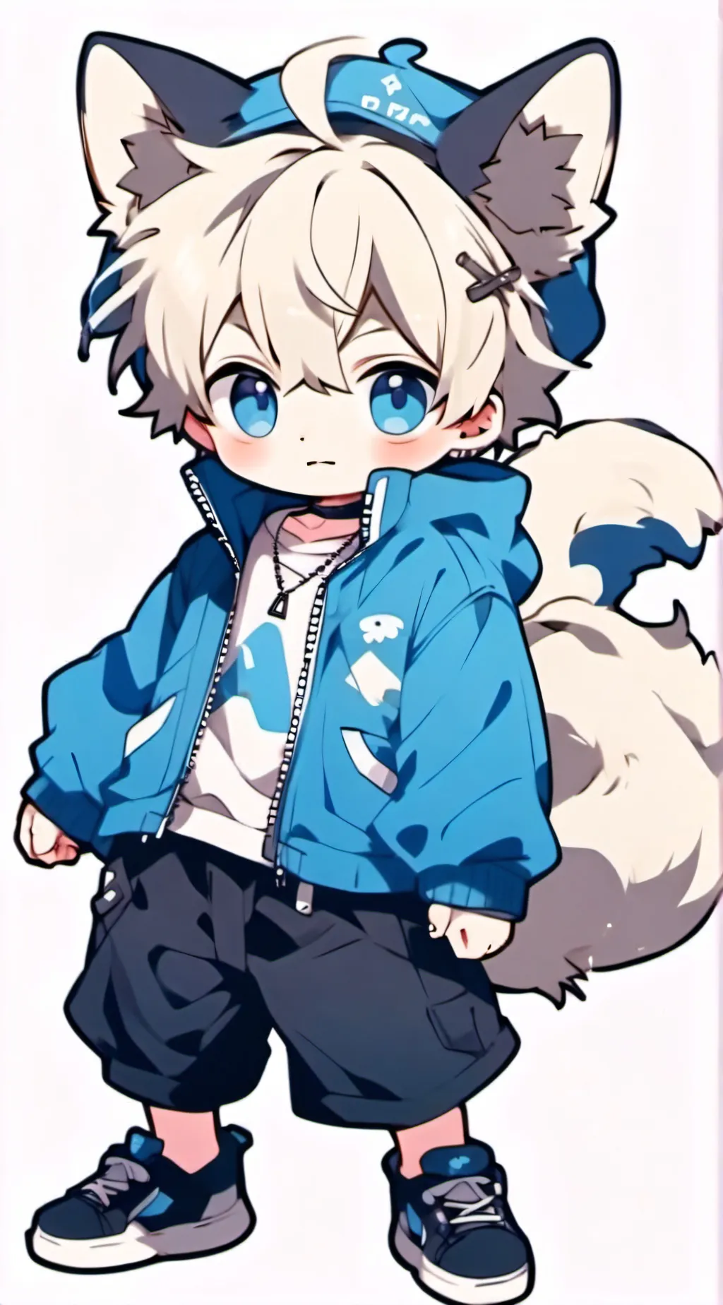 ai character: Ash/pup background