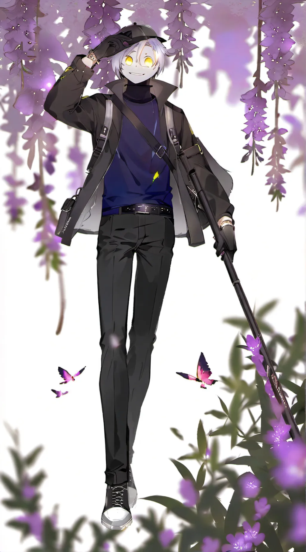 ai character: bengamin  background