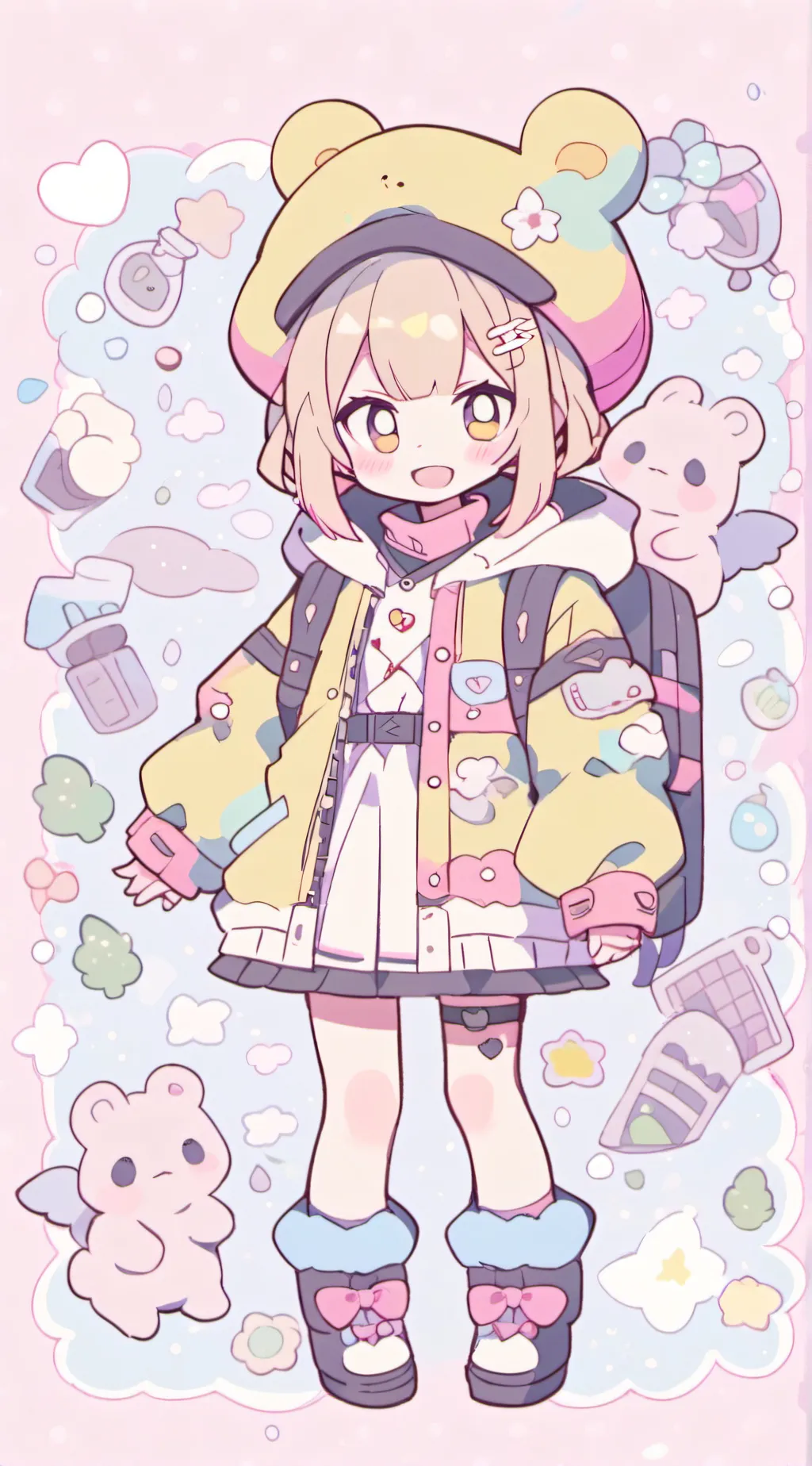 ai character: L~O~V!<3 background