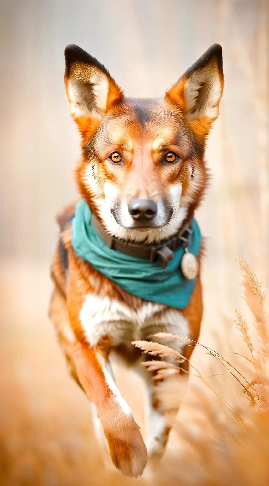 ai character: China dog background