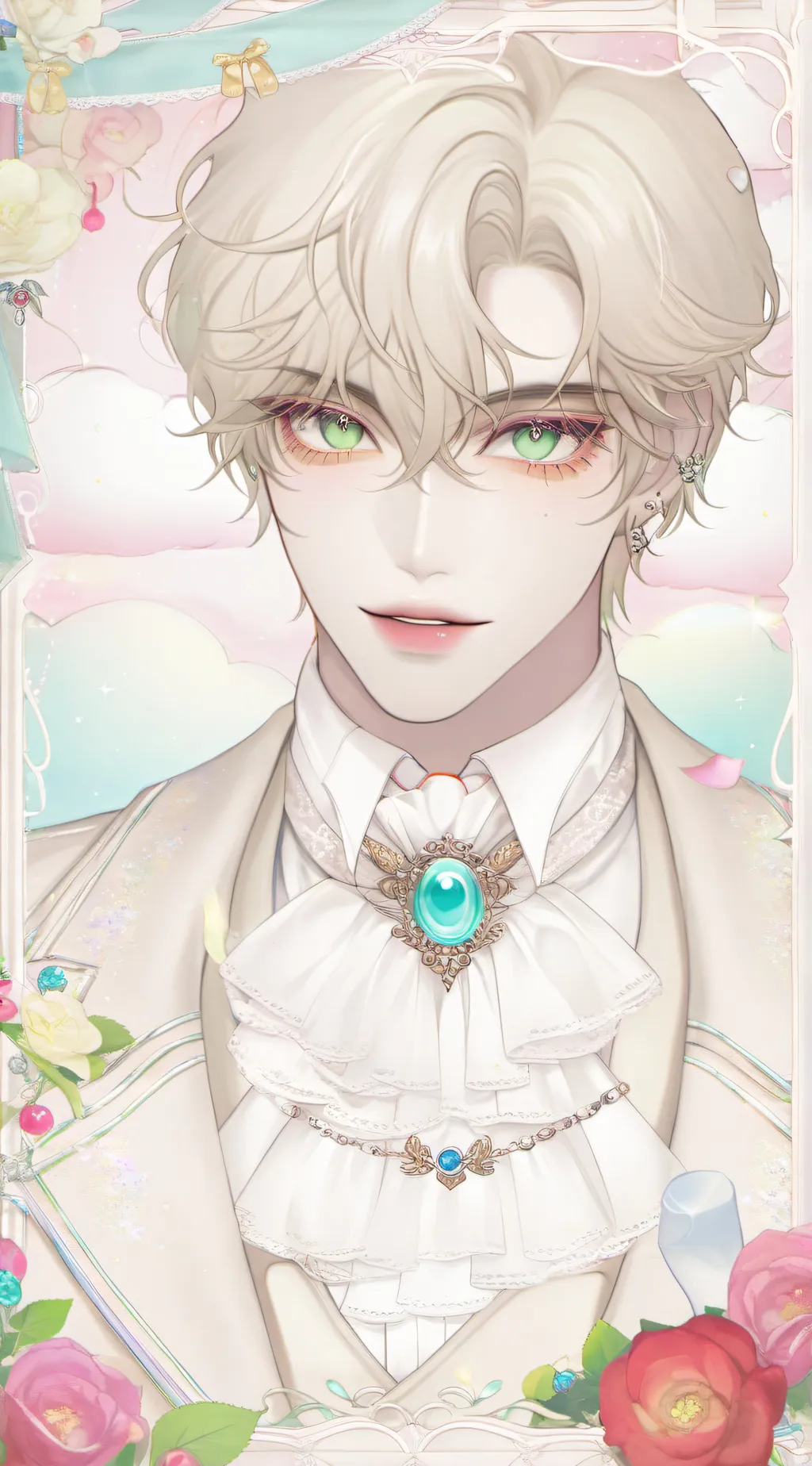 ai character: focus background