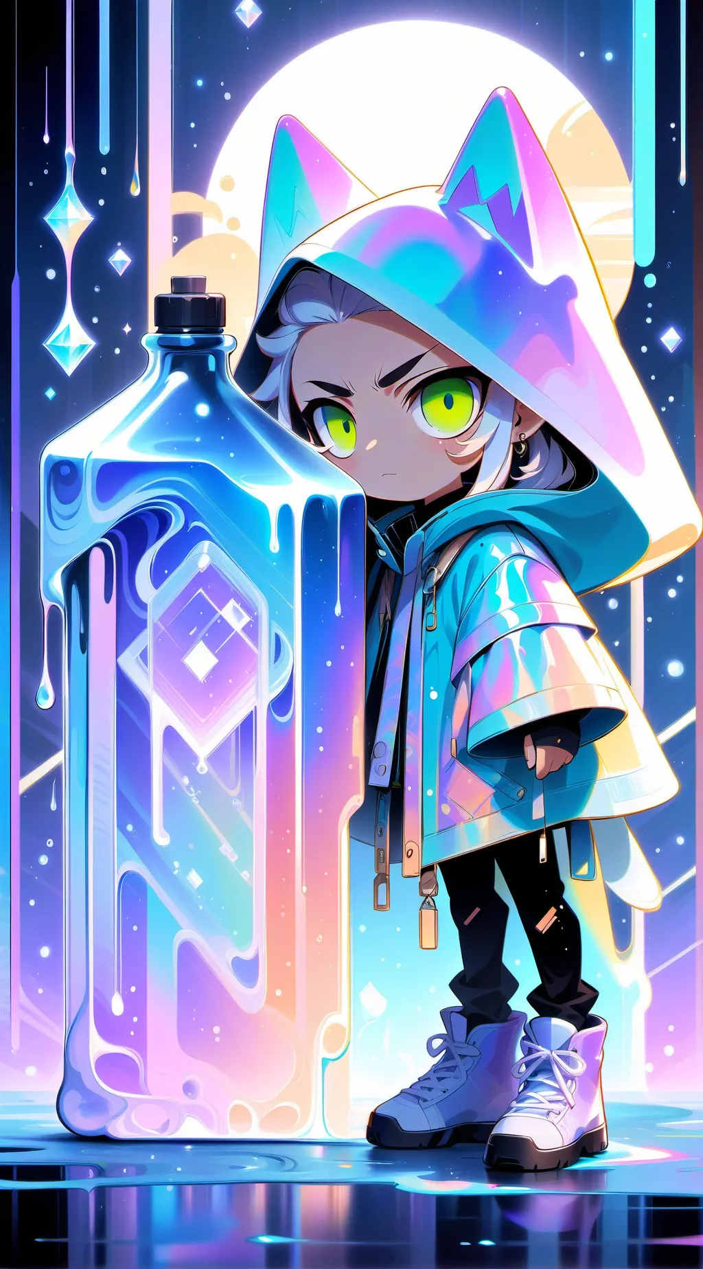 ai character: DANDY background