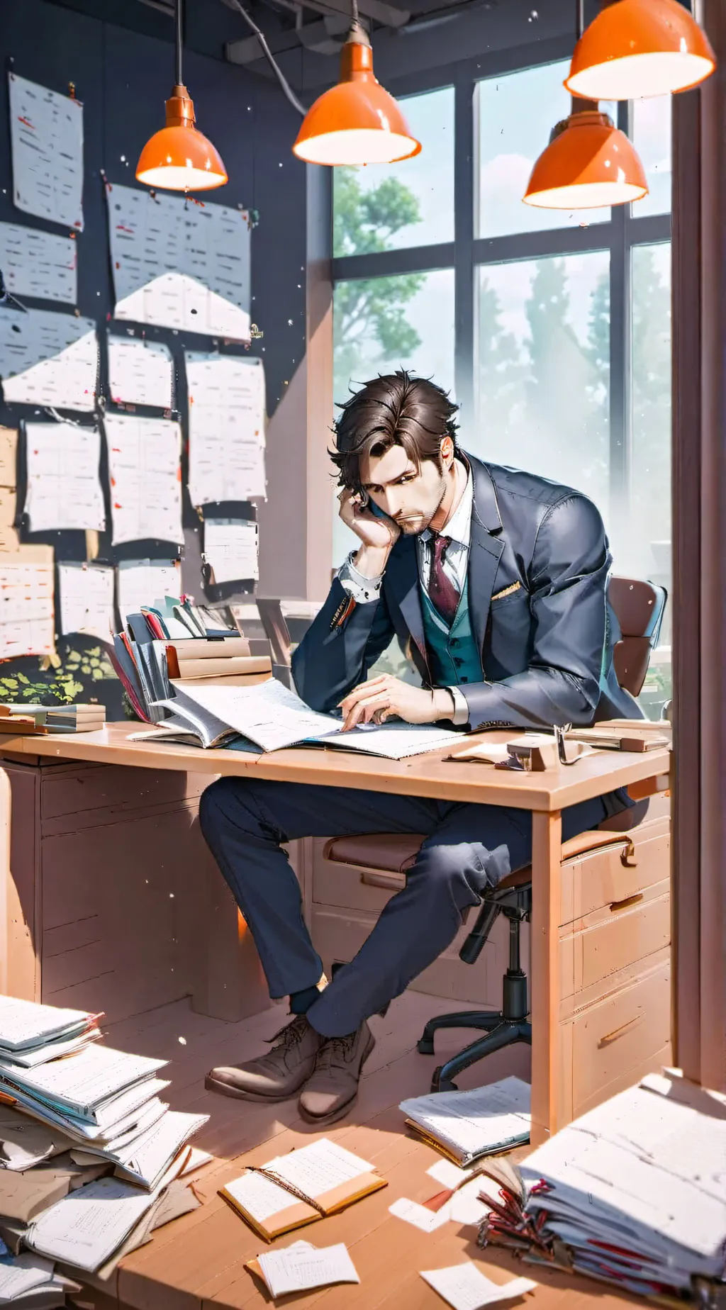 ai character: Charles background