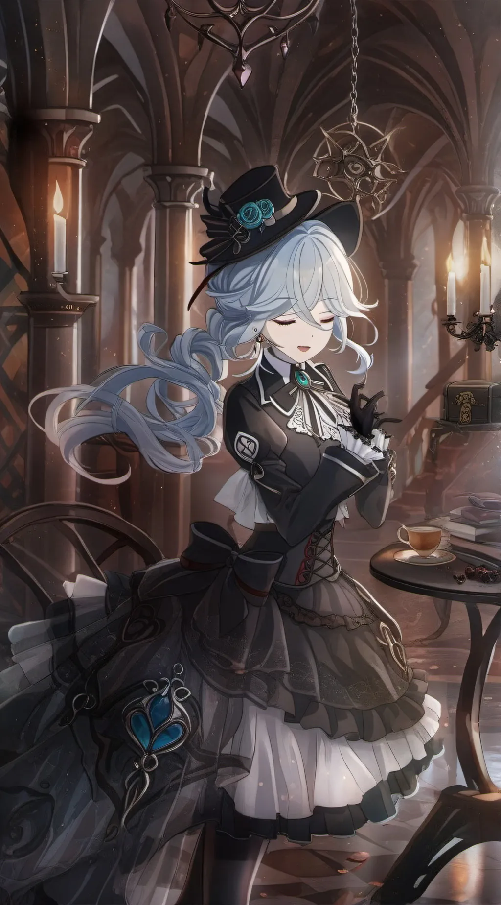 ai character: Furina background