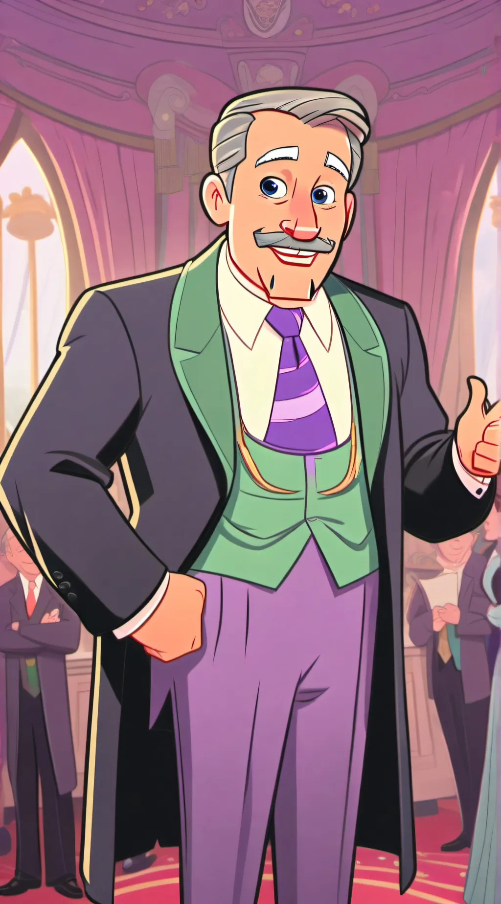 ai character: President  background