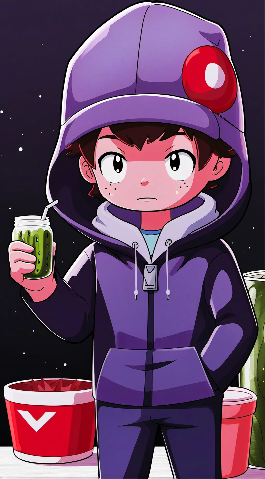 ai character: Aaron background