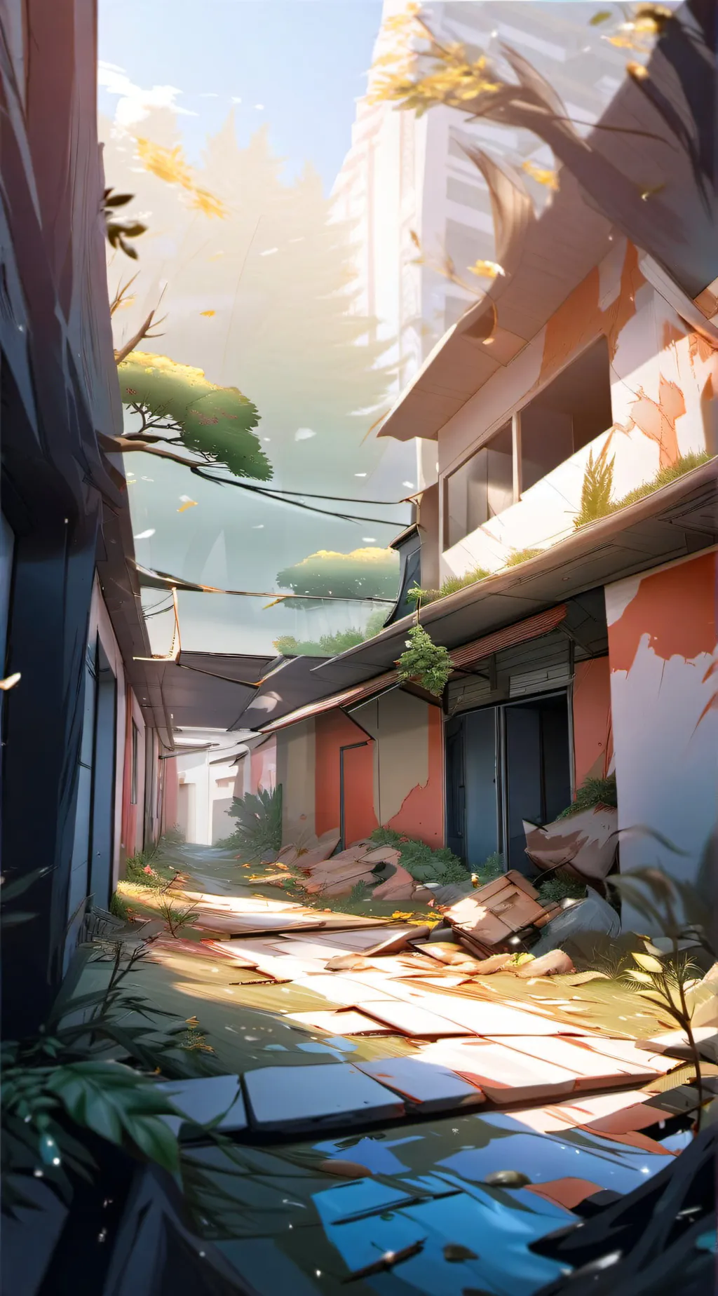 ai character: MurderDrone x Mha background