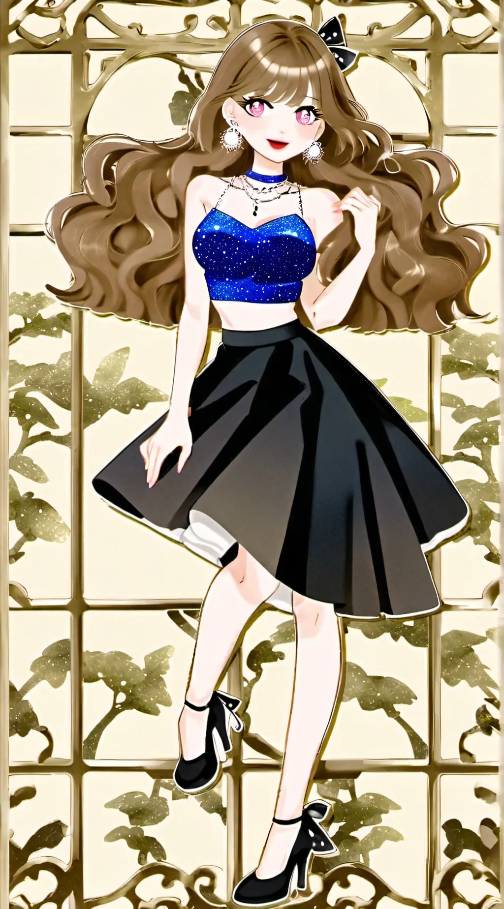 ai character: The Sleepover background