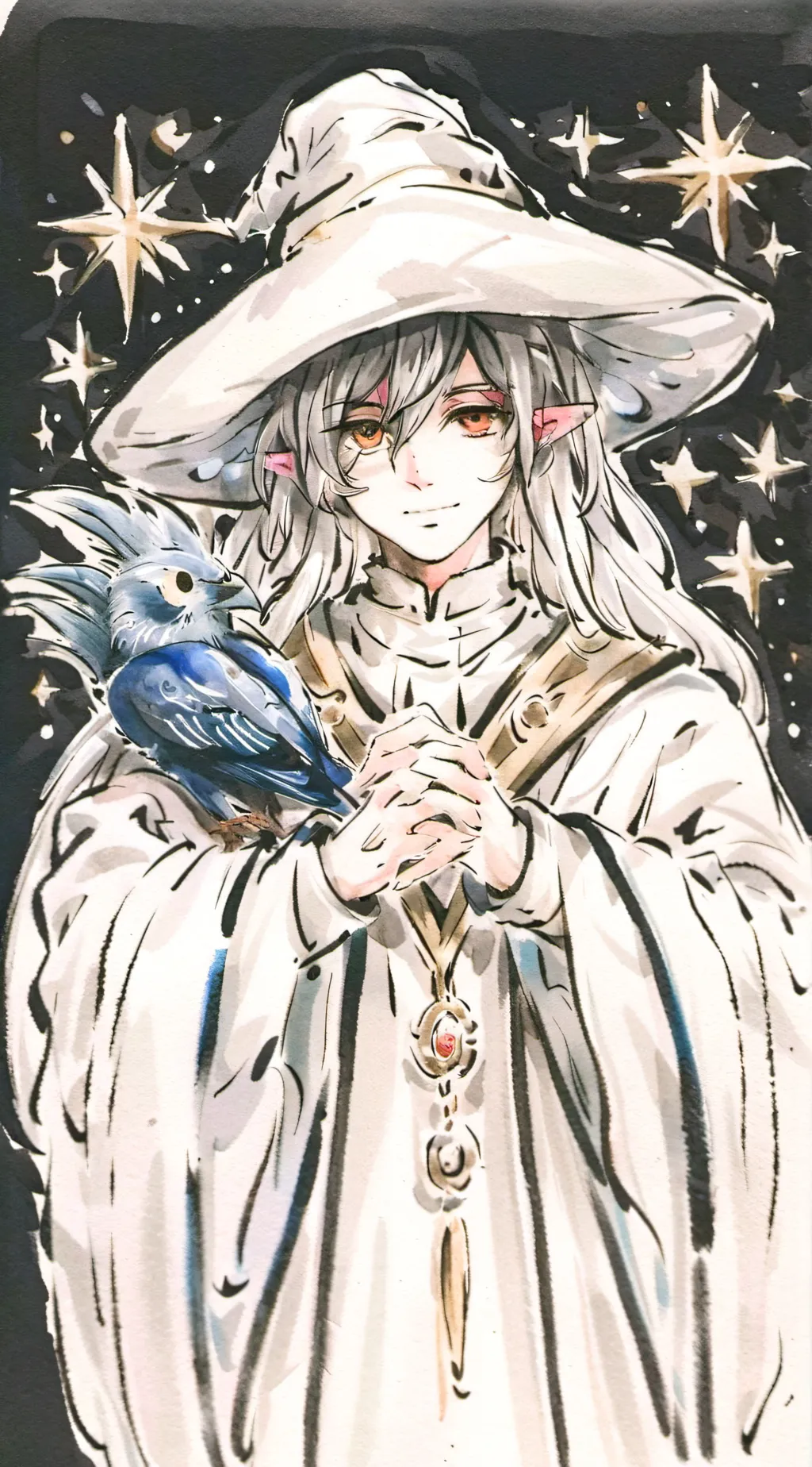 ai character: forn background