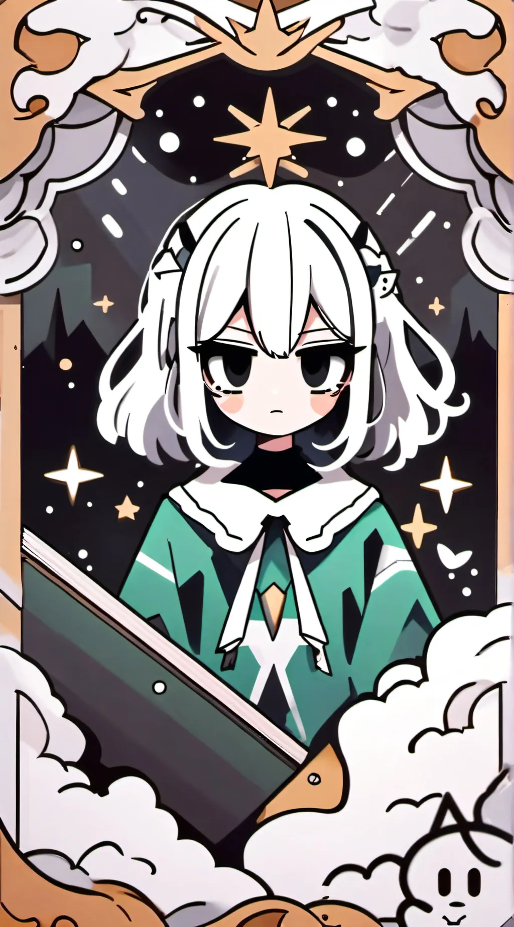 ai character: Total drama roti background