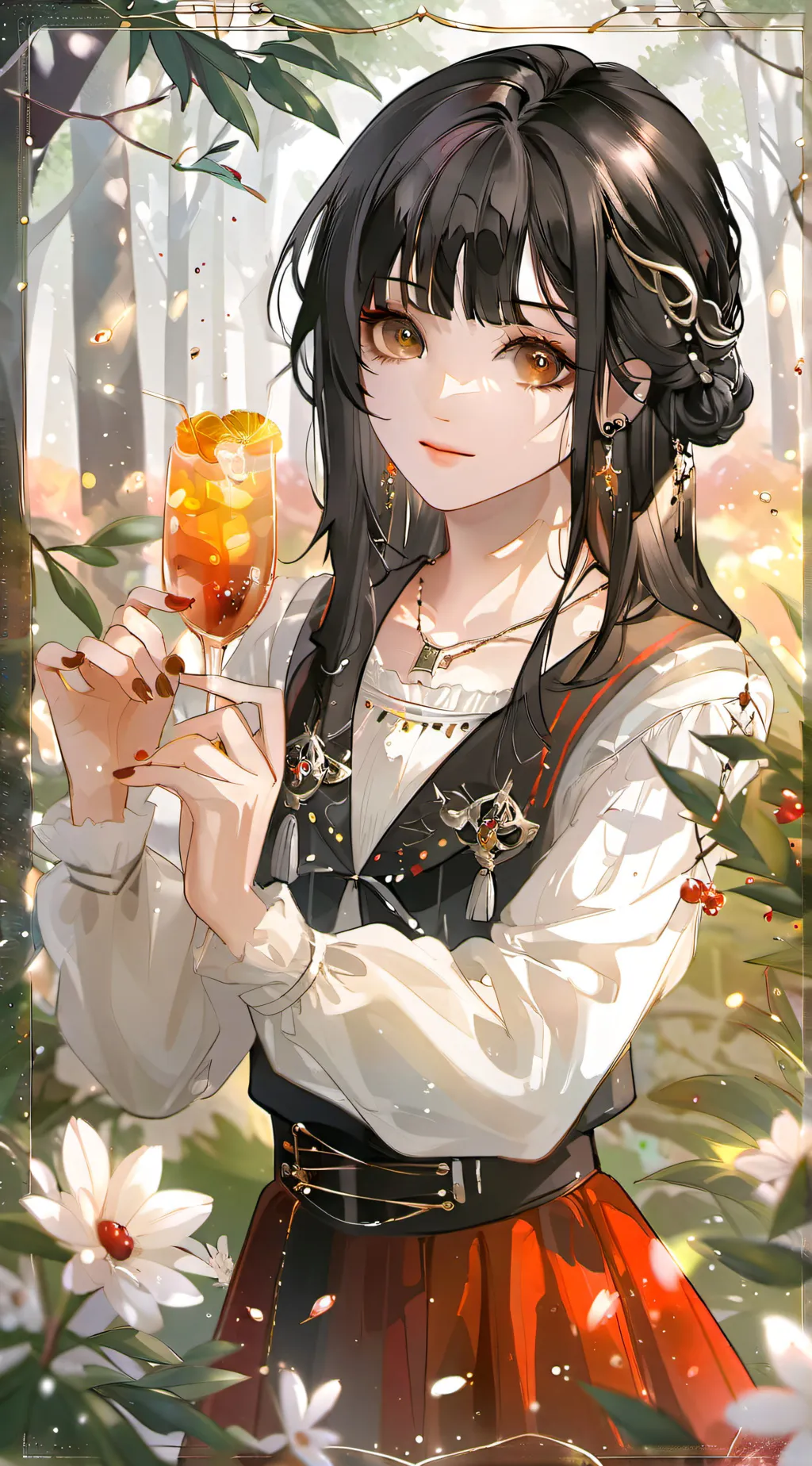 ai character: ivory background