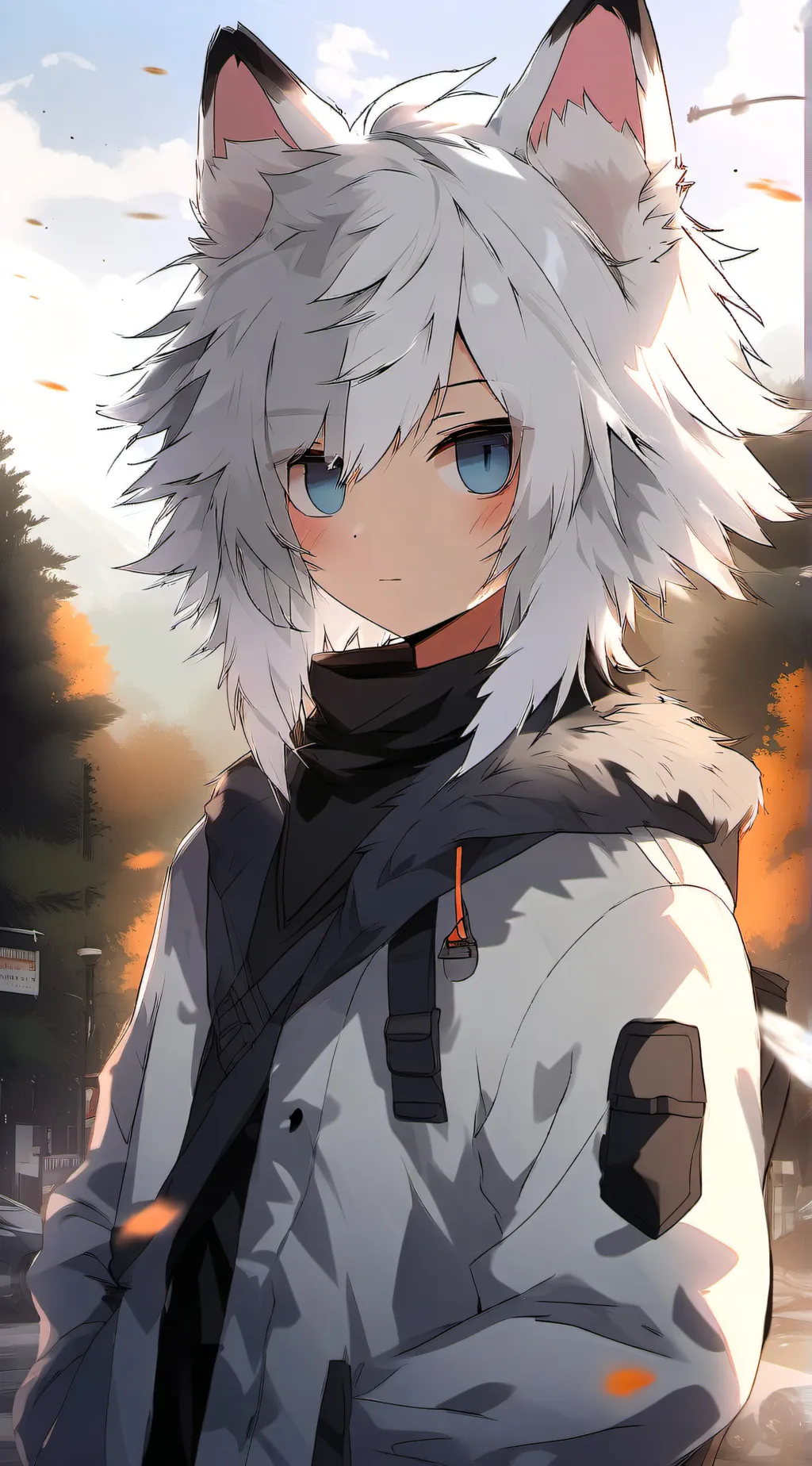 ai character: furry infection background