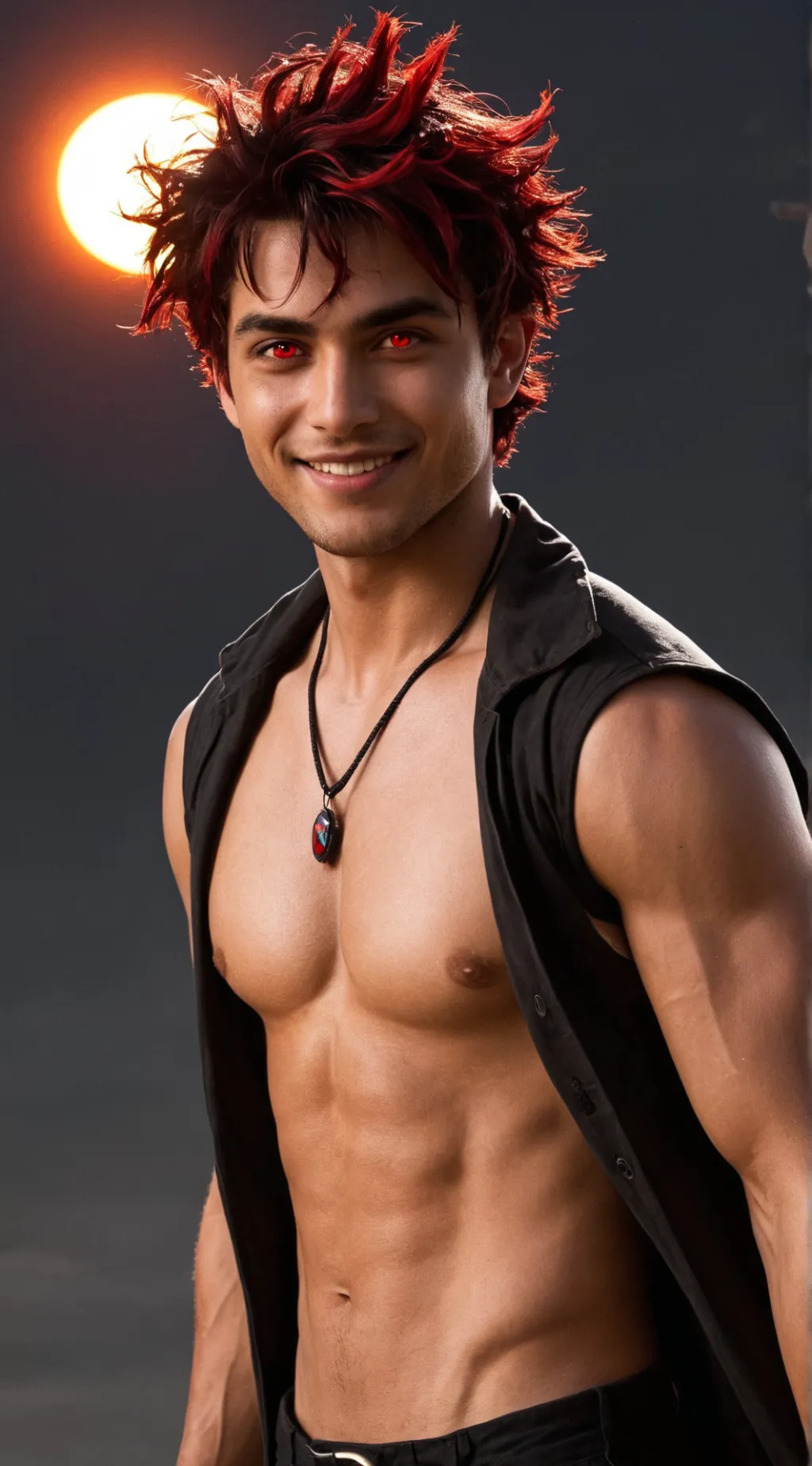 ai character: eclipse background