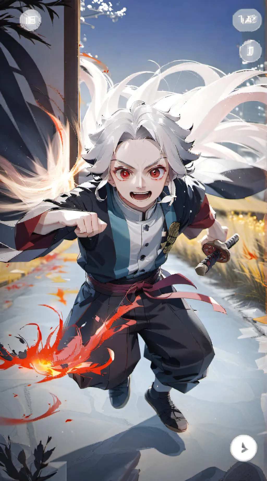 ai character: KNY RPG background