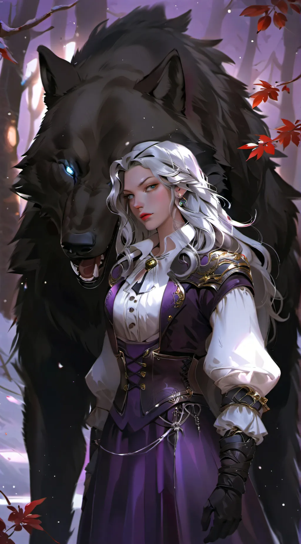 ai character: Evelyn Stormveil  background