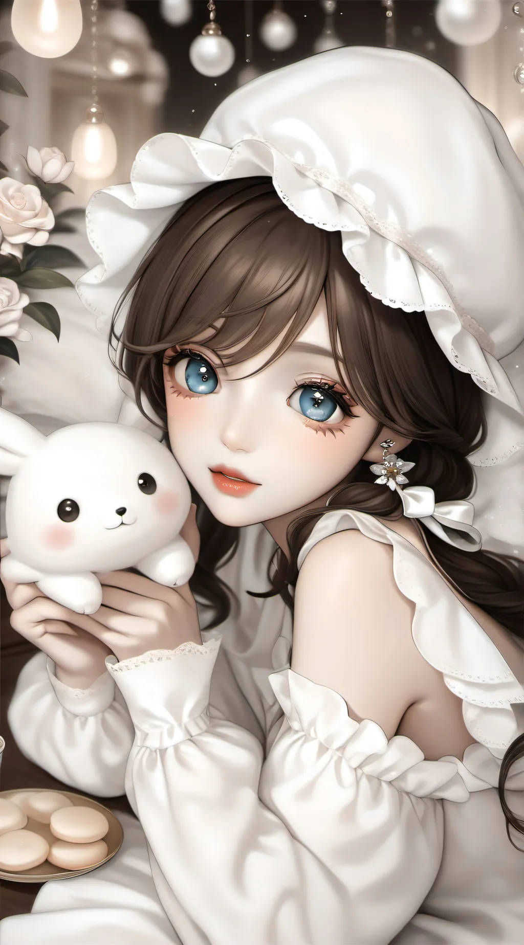 ai character: popular girl background