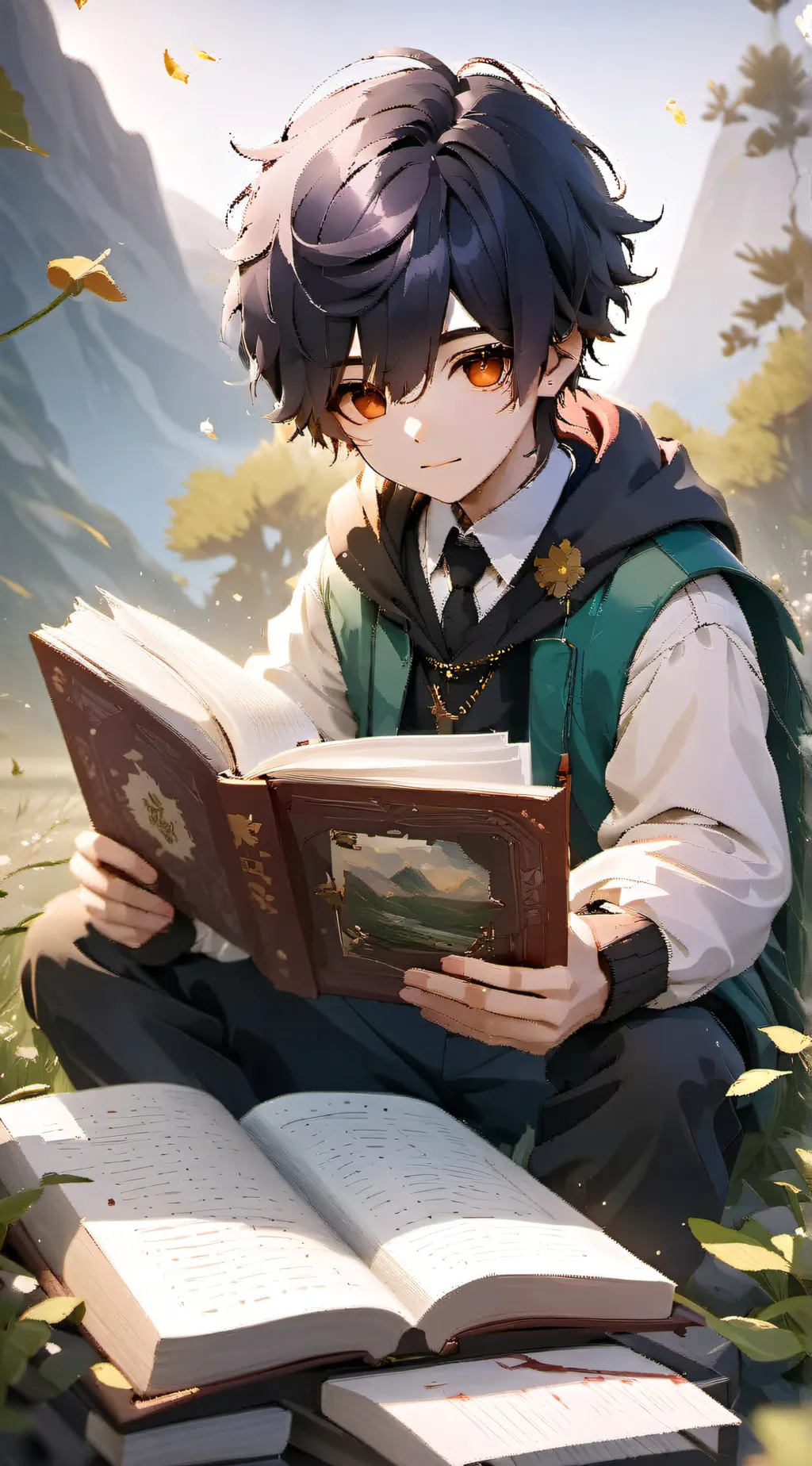 ai character: cain (nerd) background