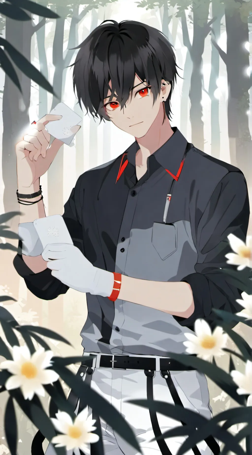 ai character: victor  background