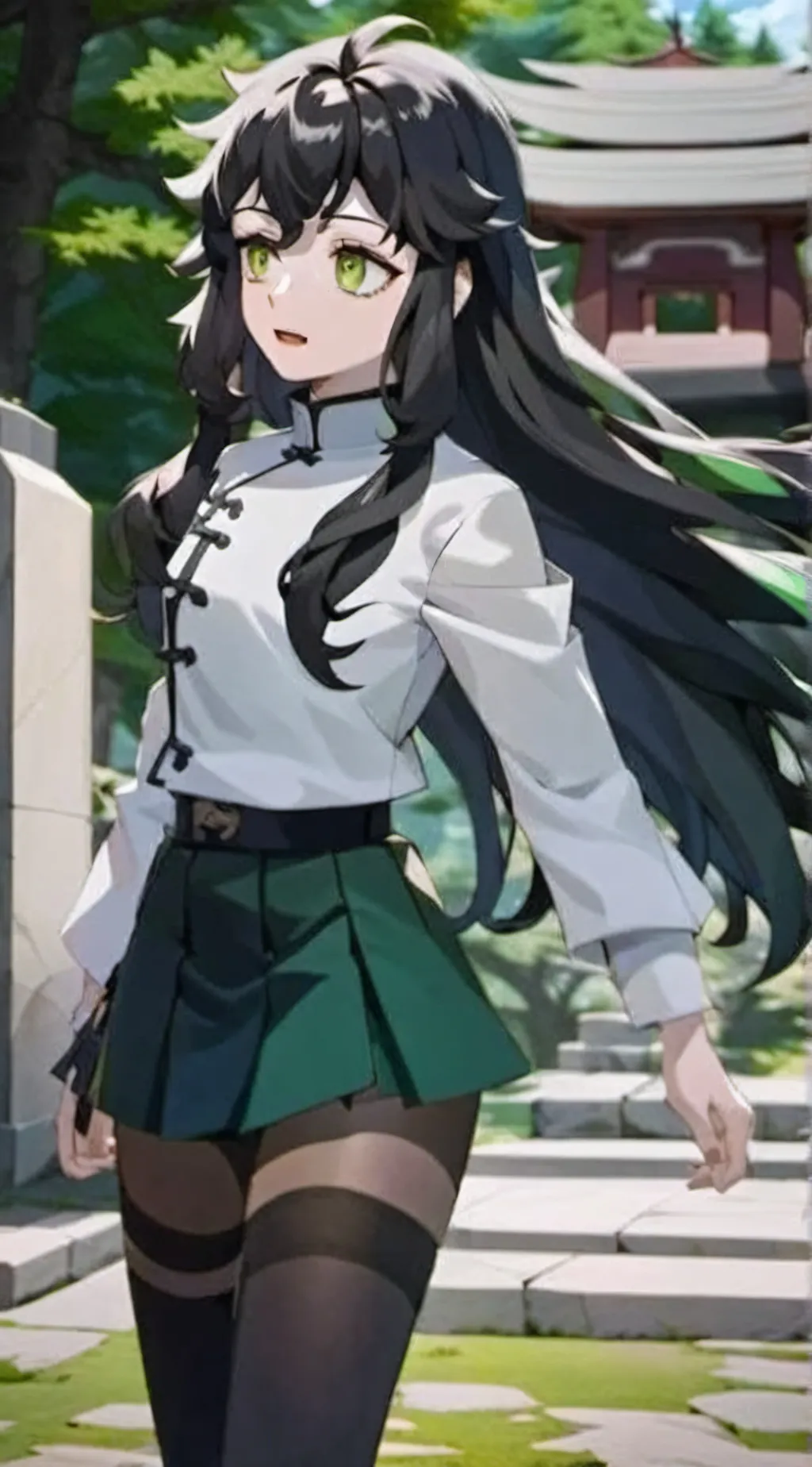 ai character: muichiro ♀️ background