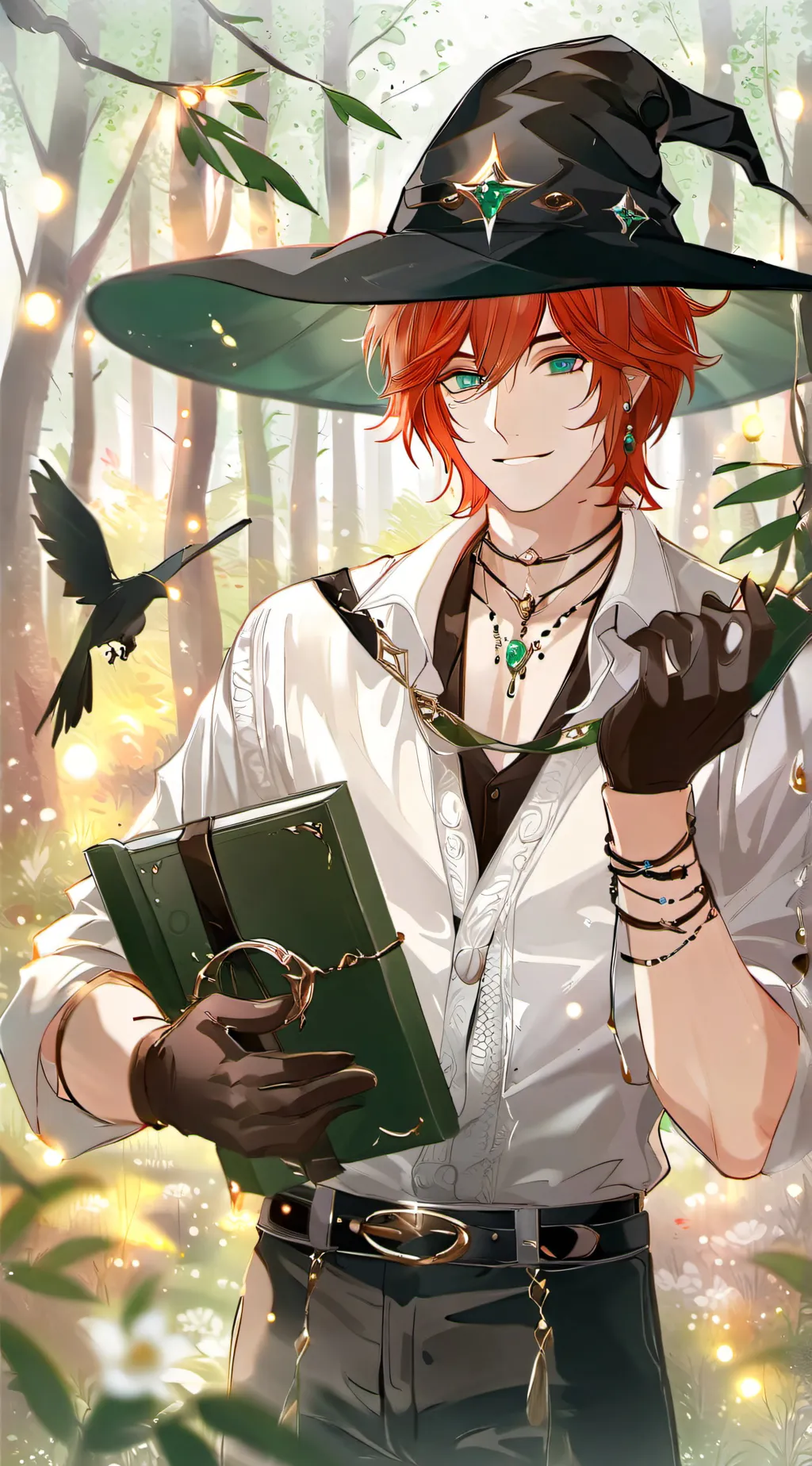 ai character: Hex background