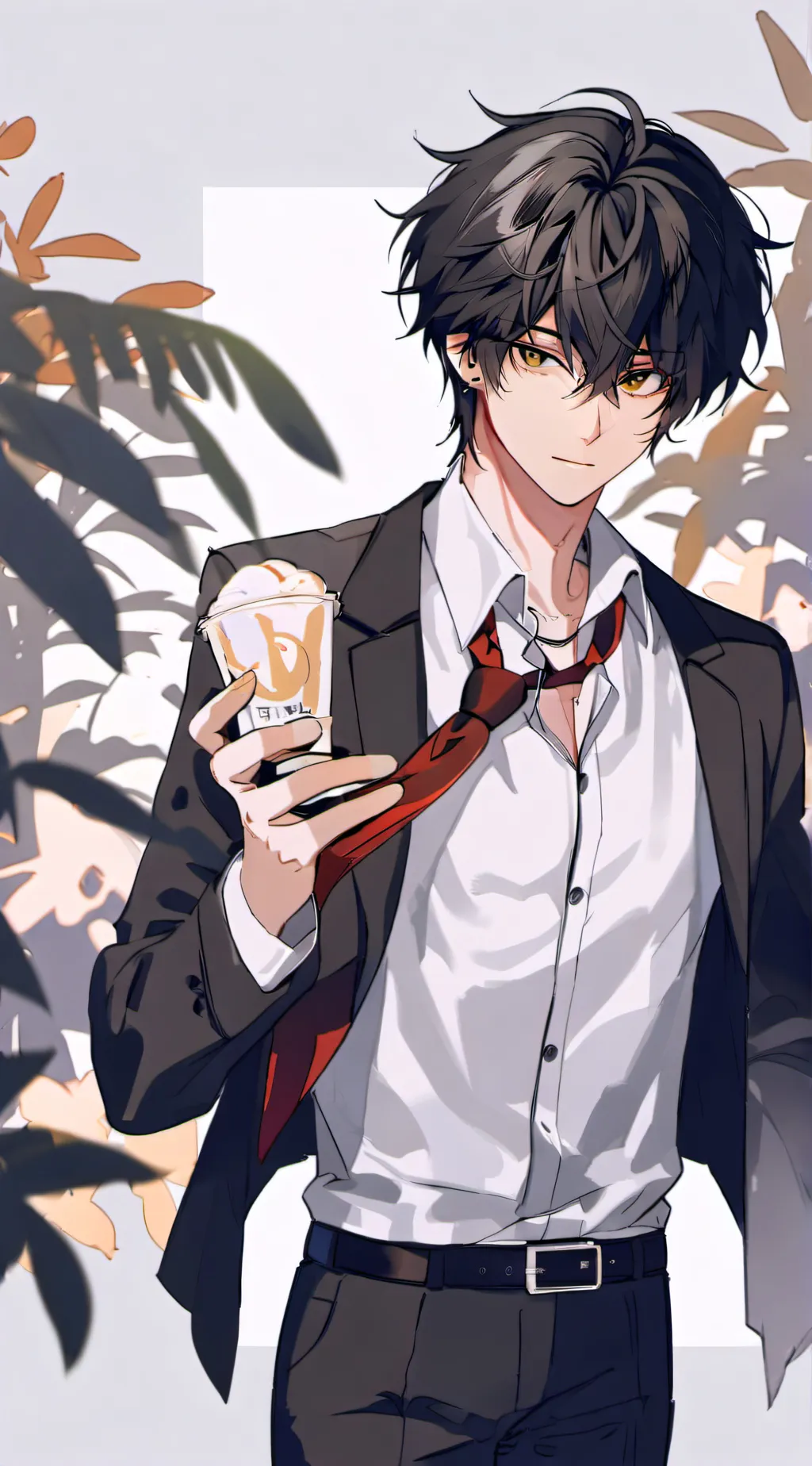 ai character: ♡♤Leo♤♡ background