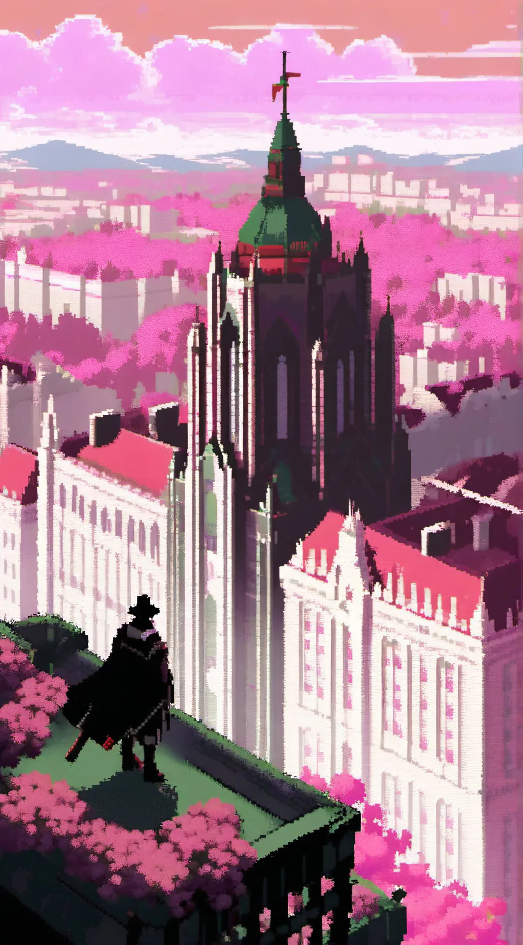 ai character: intenese City background