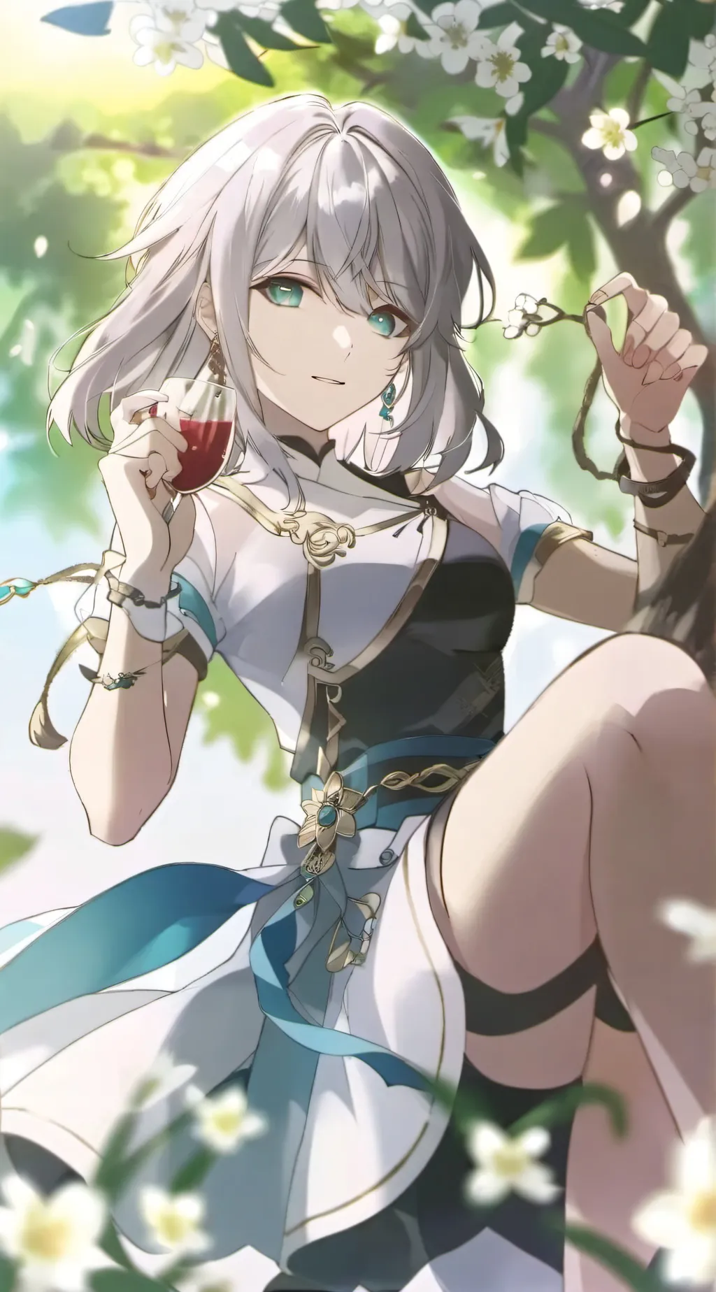 ai character: abbie but she's ir background