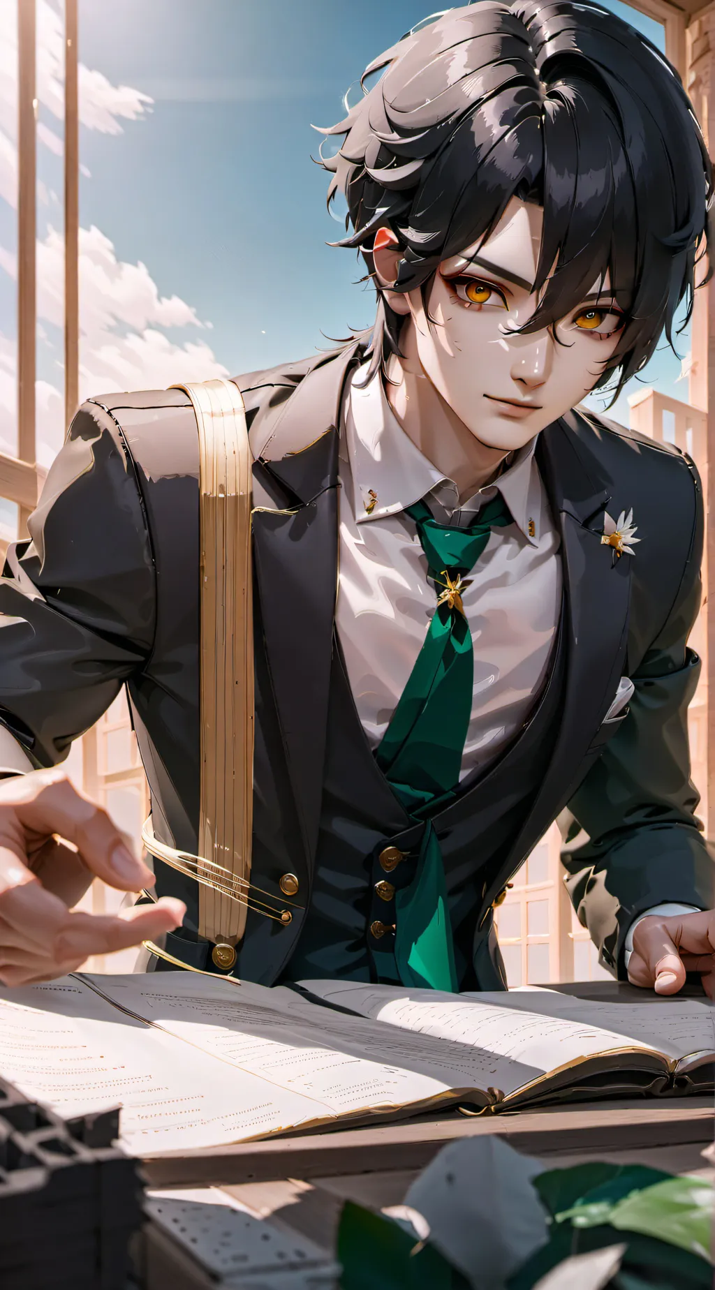 ai character: dr.silvestor background