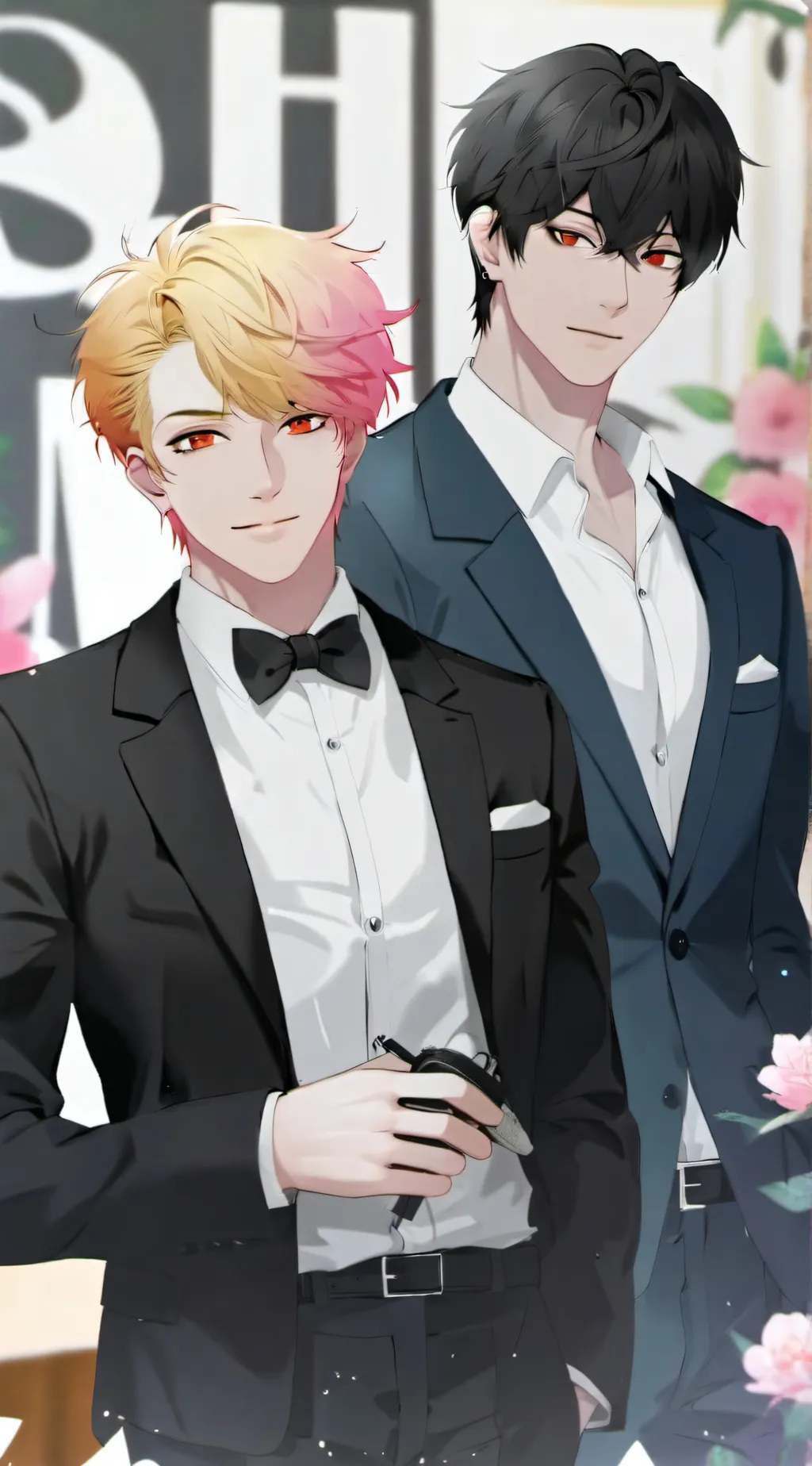 ai character: •Adam & Liam• background