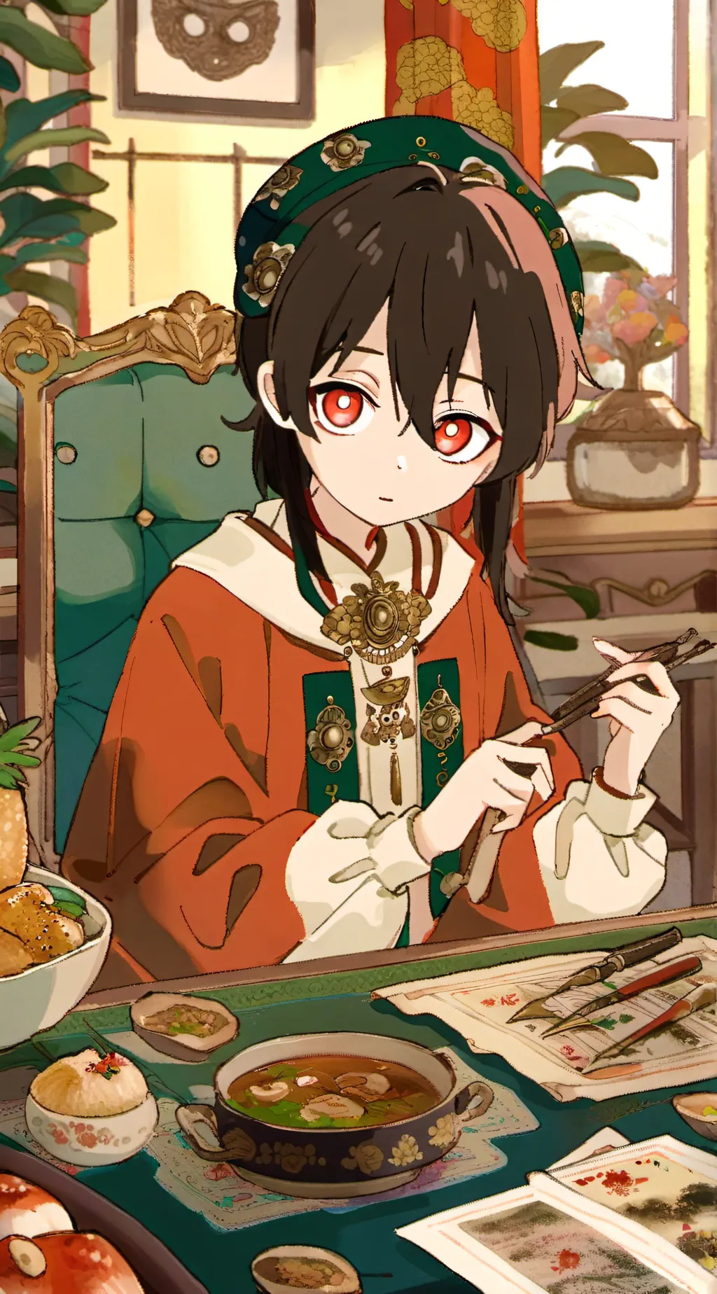 ai character: chep background