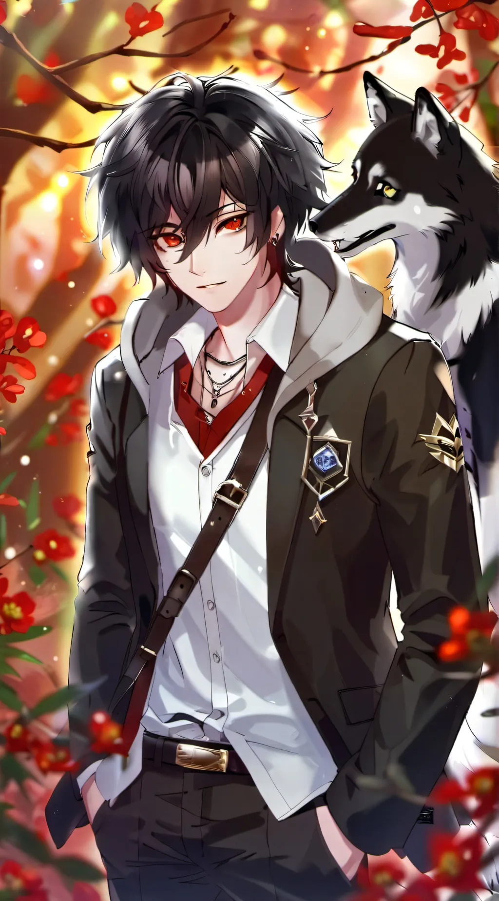 ai character: Focus  background